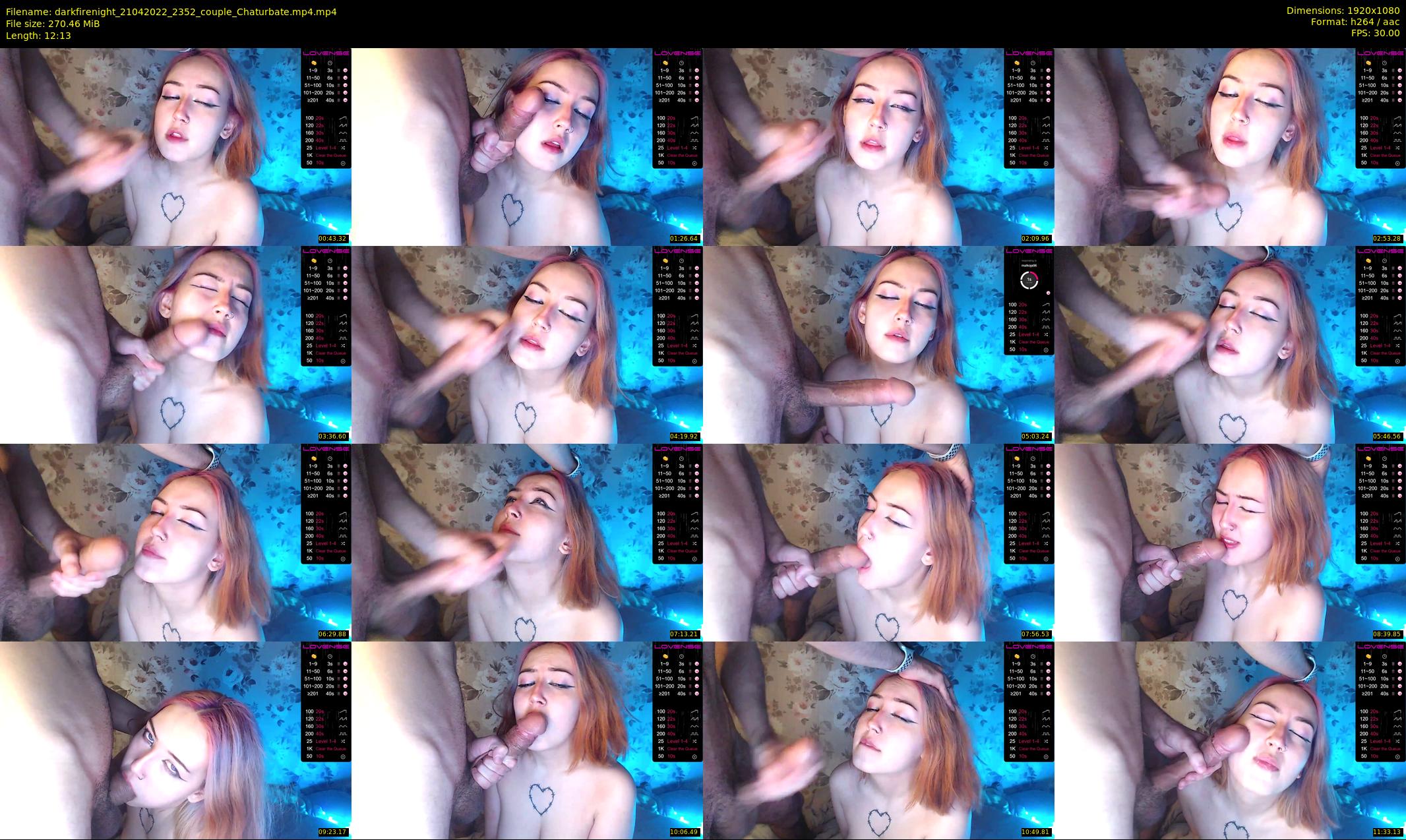 darkfirenight — 13 minute Chaturbate Couple stripcam recording, 1080p, Apr 21, 2022