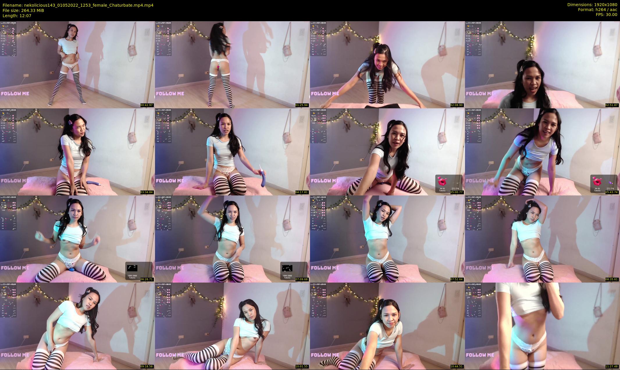 nekolicious143 — 13 minute Chaturbate Female stripcam recording, 1080p, May 1, 2022