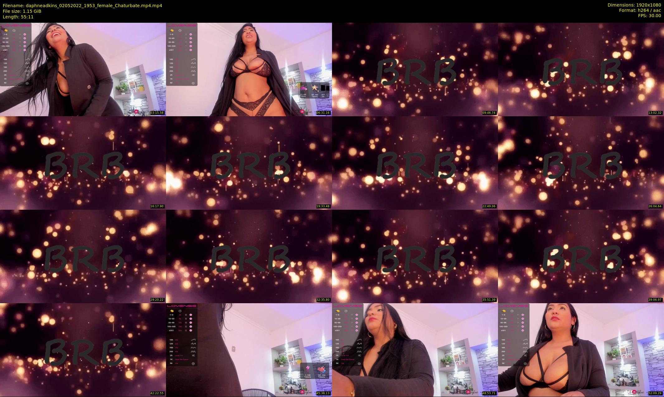 daphneadkins — 56 minute Chaturbate Female stripcam recording, 1080p, May 2, 2022