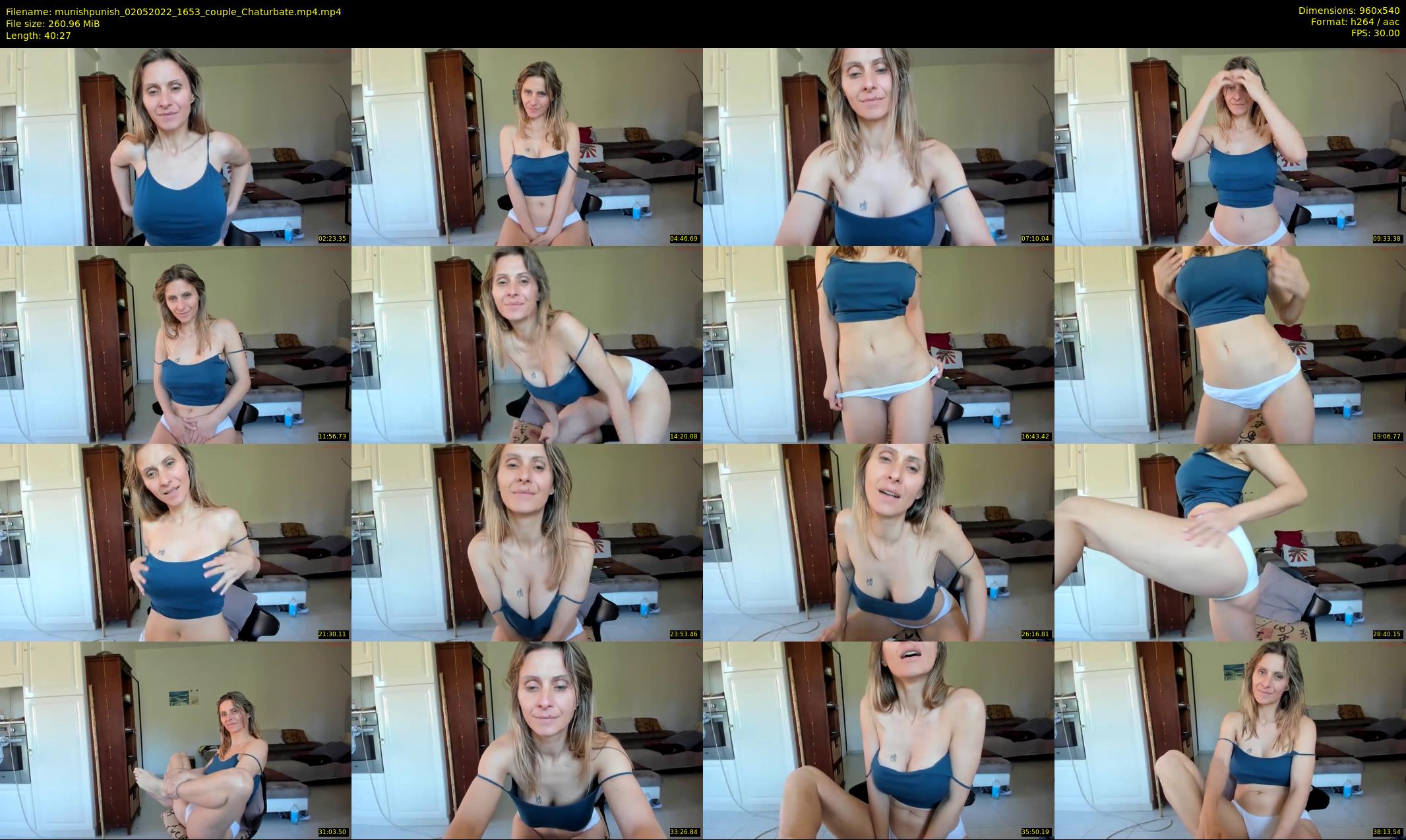 munishpunish — 41 minute Chaturbate Couple stripcam recording, 480p, May 2, 2022