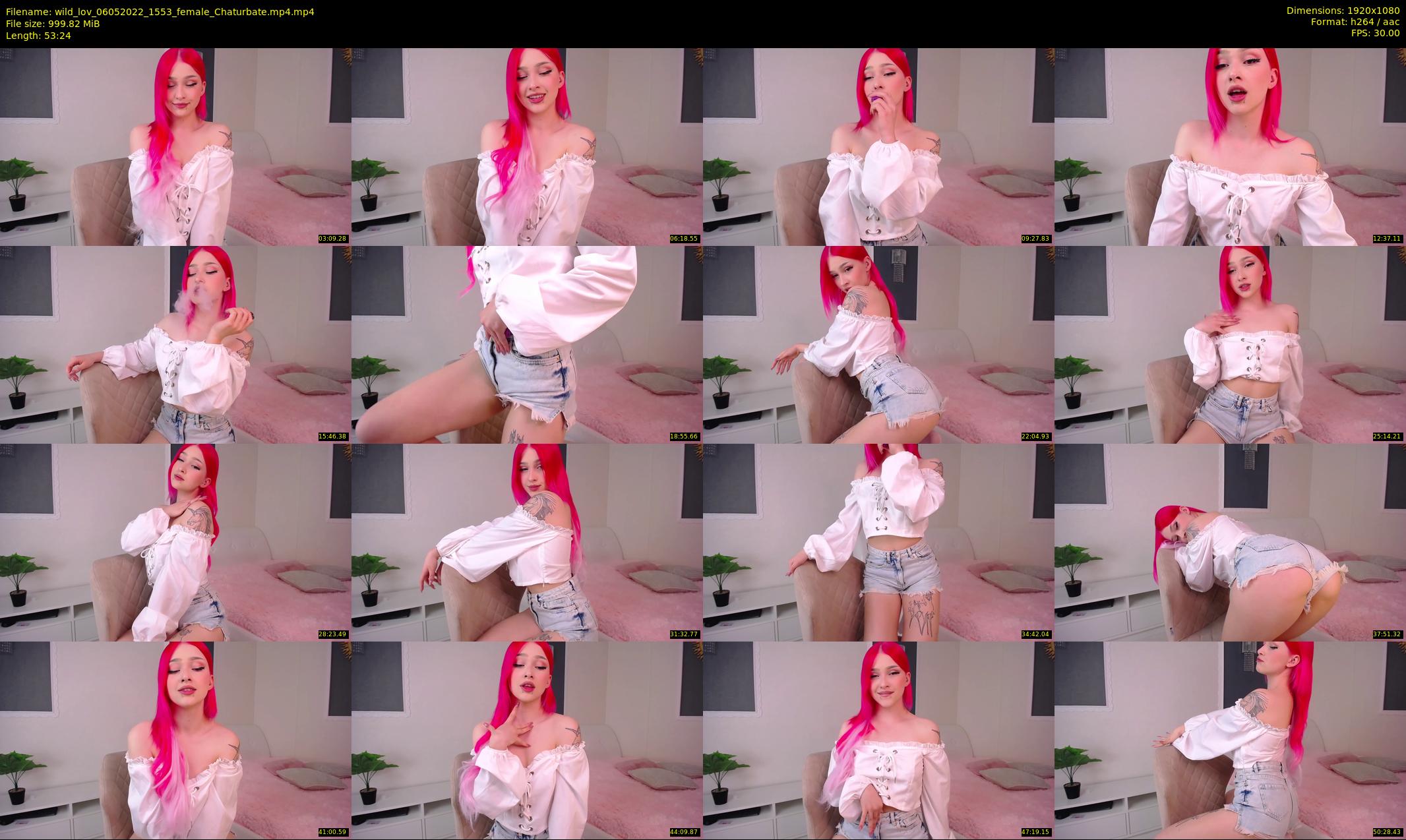 wild_lov — 54 minute Chaturbate Female stripcam recording, 1080p, May 6, 2022