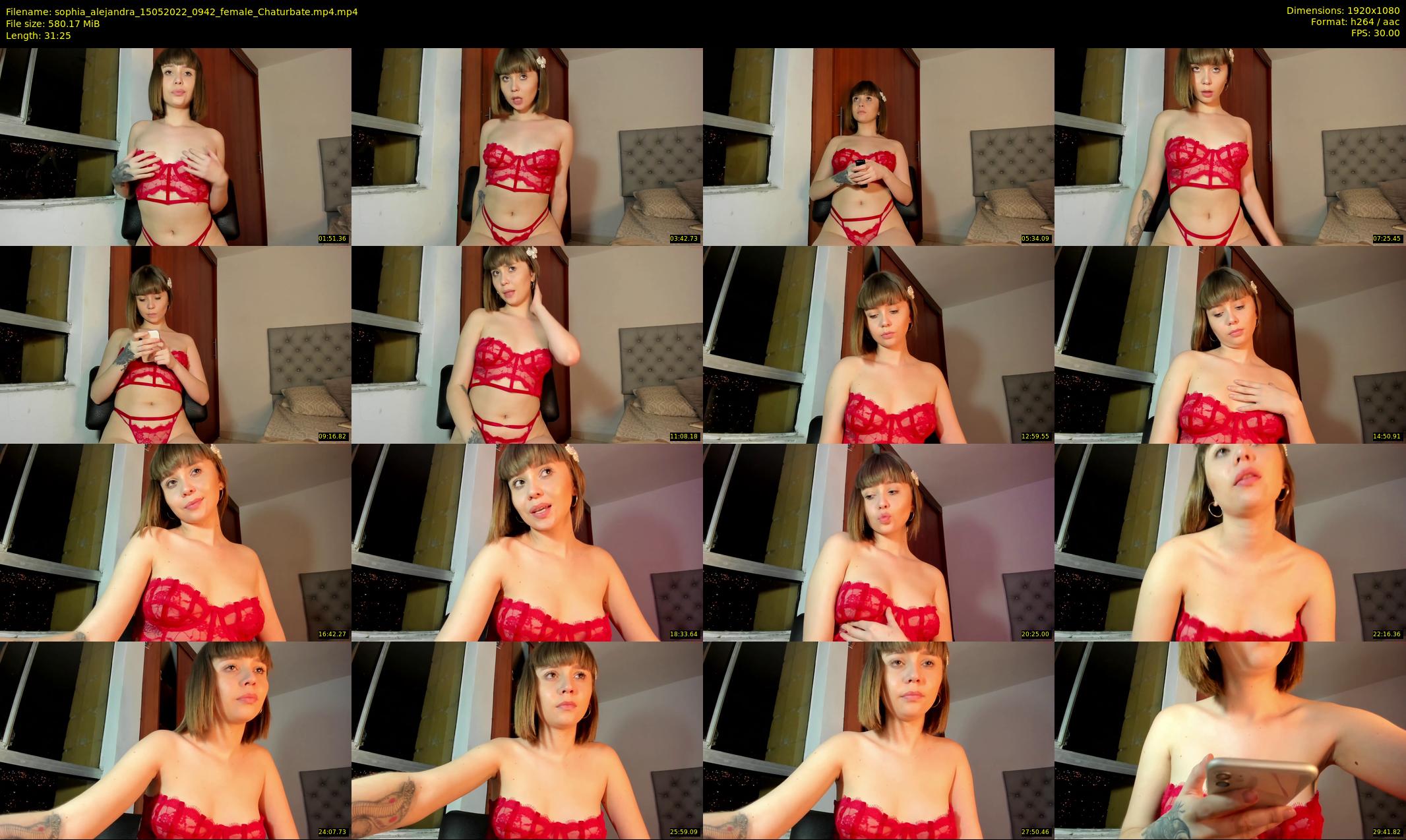 sophia_alejandra — 32 minute Chaturbate Female stripcam recording, 1080p, May 15, 2022