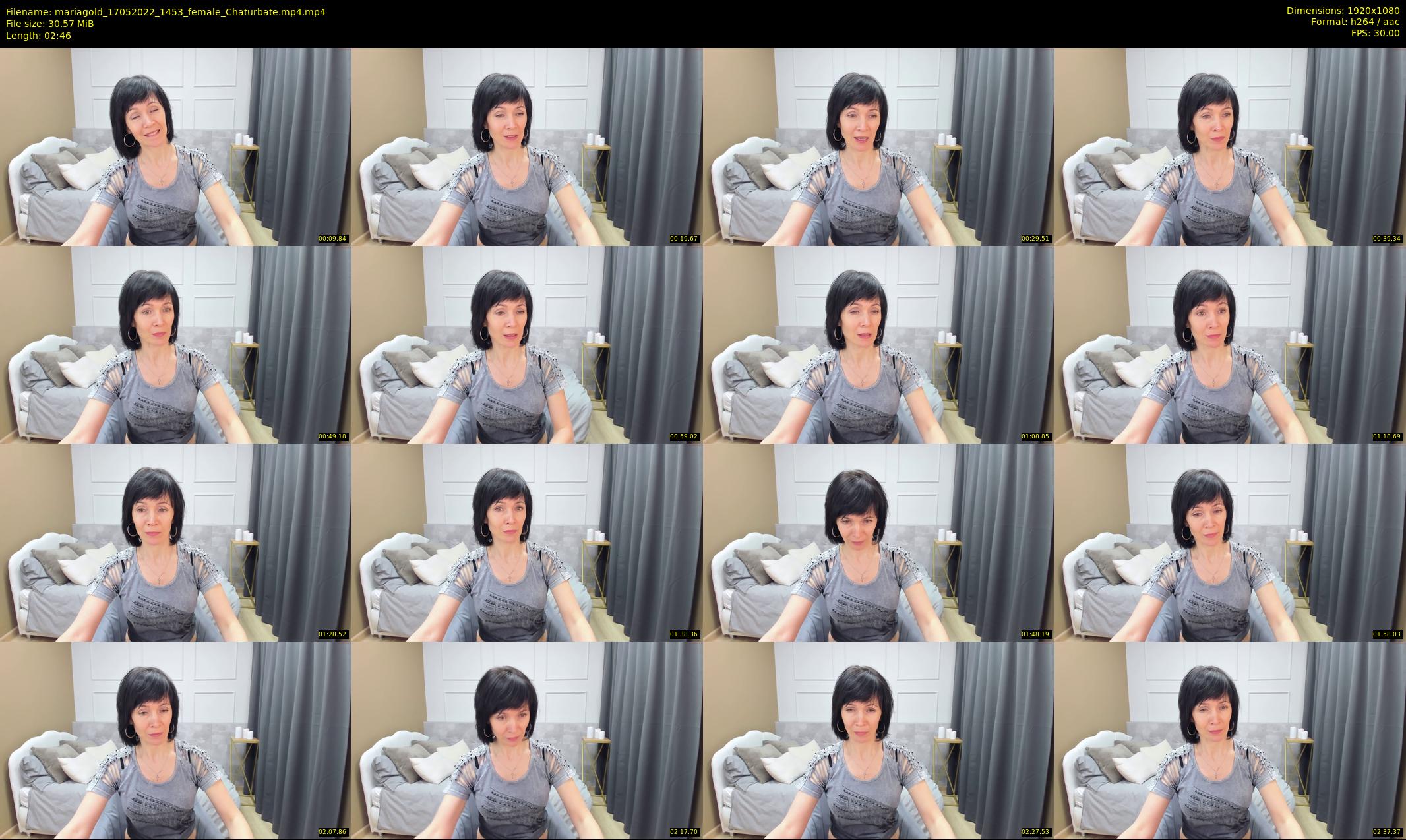 mariagold — 3 minute Chaturbate Female stripcam recording, 1080p, May 17, 2022
