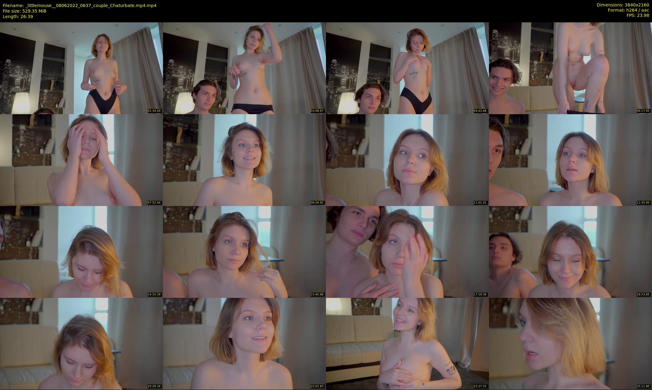 _littlemouse_ — 27 minute Chaturbate Couple stripcam recording, 4K, Jun 8, 2022