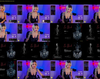 evablack_ — Chaturbate Female stripcam recording, Jun 8, 2022 16:48