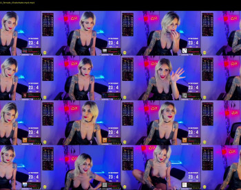 evablack_ — Chaturbate Female stripcam recording, Jun 8, 2022 20:11