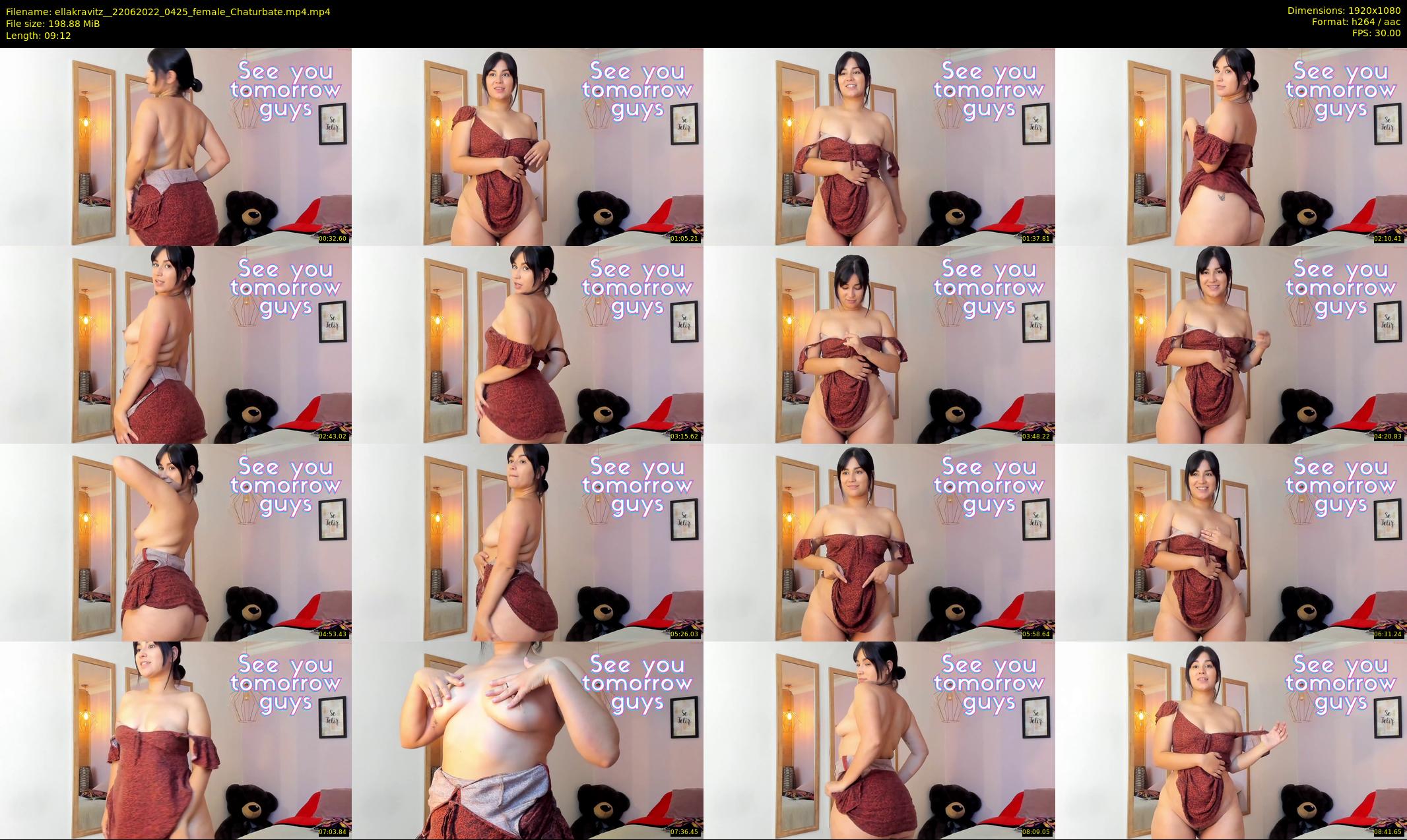 ellakravitz_ — 10 minute Chaturbate Female stripcam recording, 1080p, Jun 22, 2022