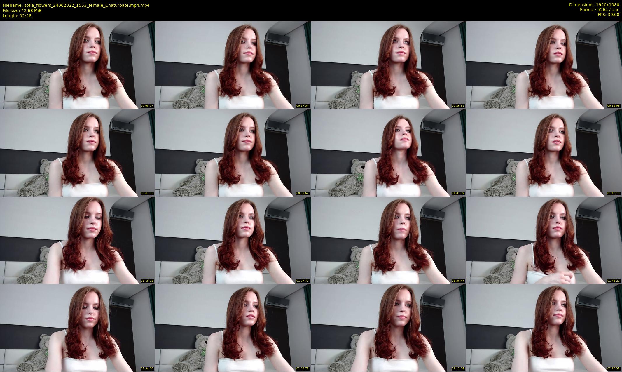 sofia_flowers — 3 minute Chaturbate Female stripcam recording, 1080p, Jun 24, 2022