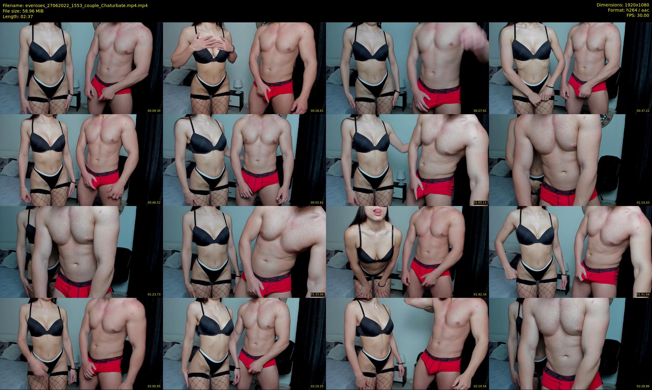 everoses — 3 minute Chaturbate Couple stripcam recording, 1080p, Jun 27, 2022
