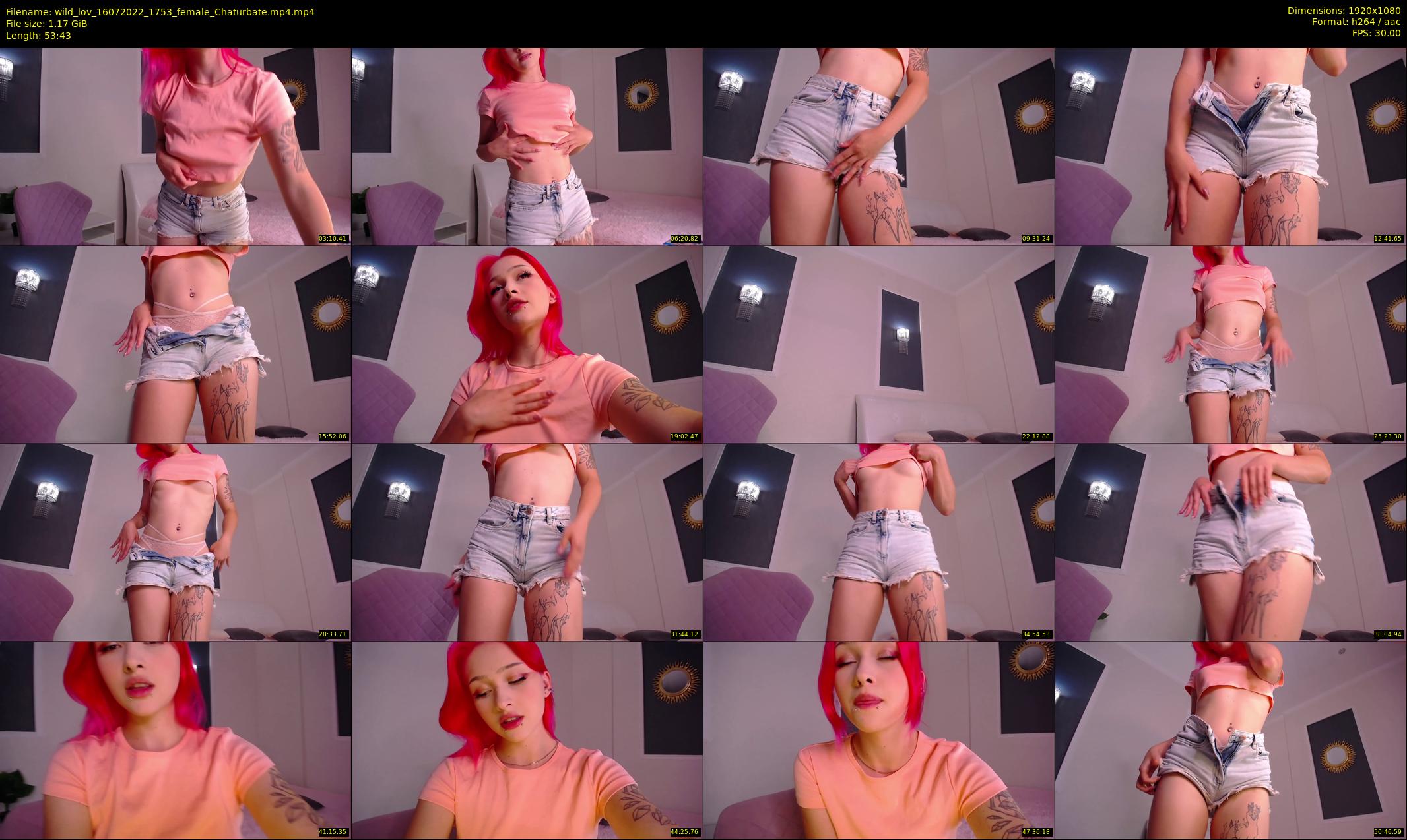 wild_lov — 54 minute Chaturbate Female stripcam recording, 1080p, Jul 16, 2022