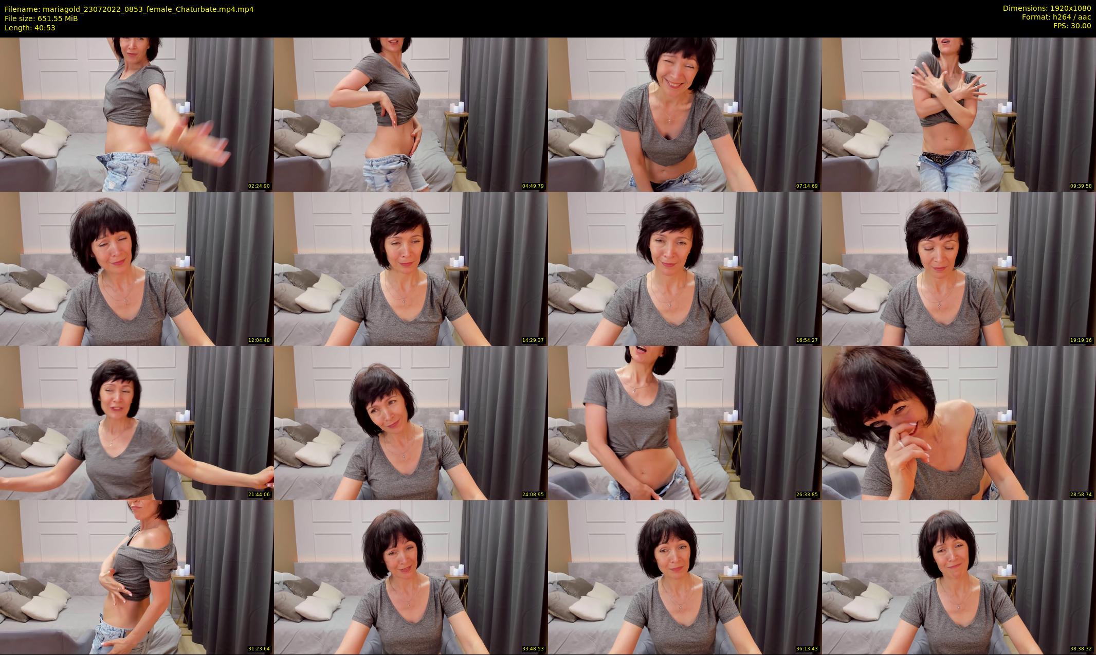 mariagold — 41 minute Chaturbate Female stripcam recording, 1080p, Jul 23, 2022