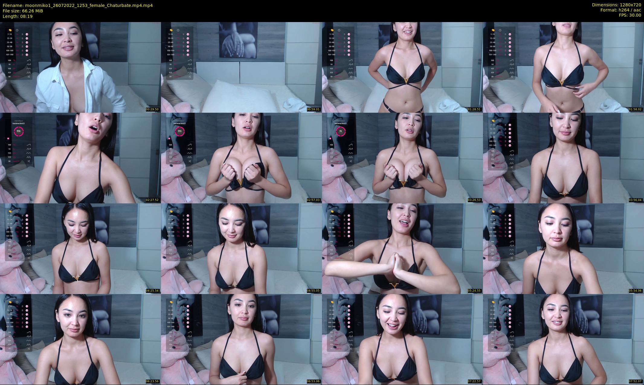 moonmiko1 — 9 minute Chaturbate Female stripcam recording, 720p, Jul 26, 2022