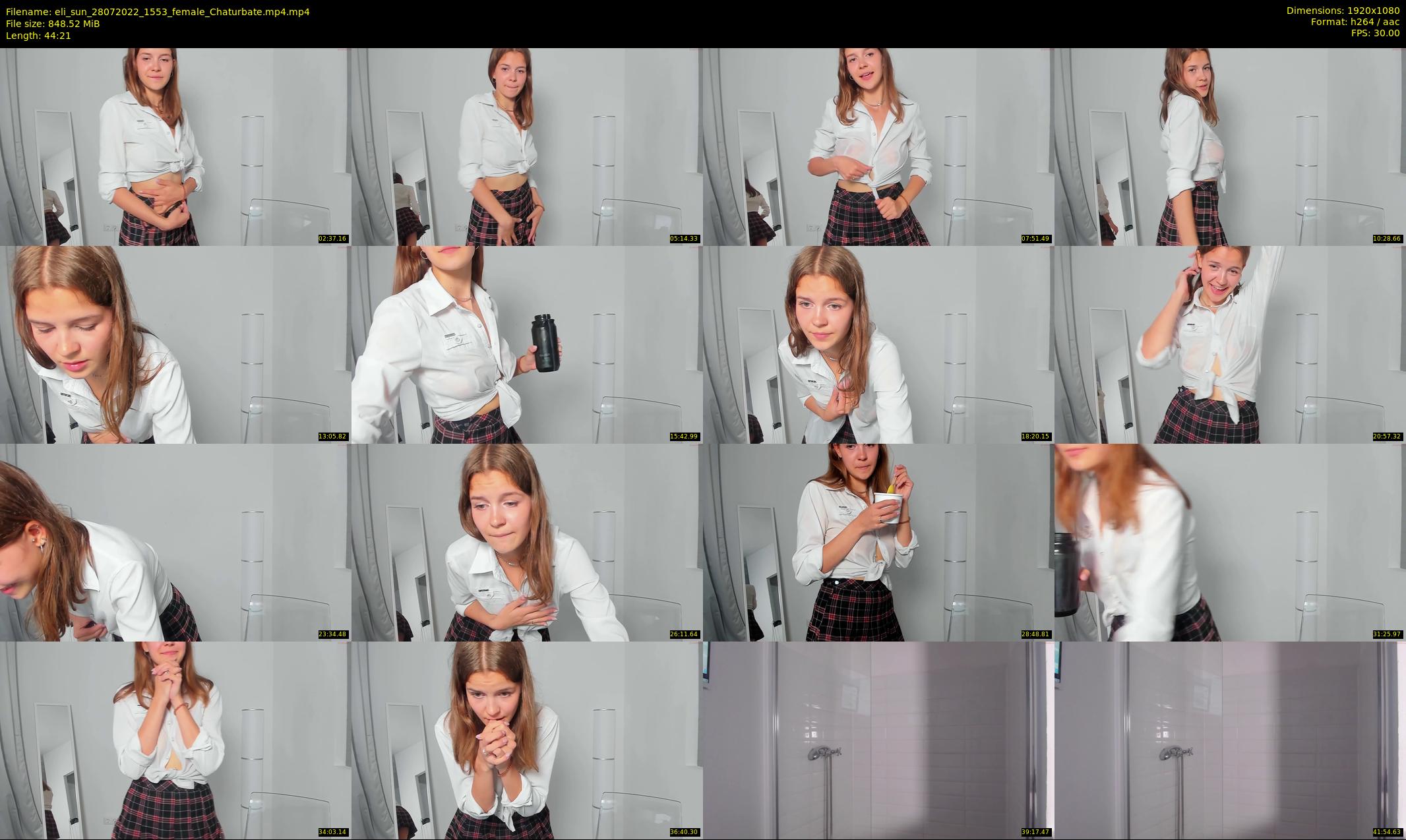 eli_sun — 45 minute Chaturbate Female stripcam recording, 1080p, Jul 28, 2022
