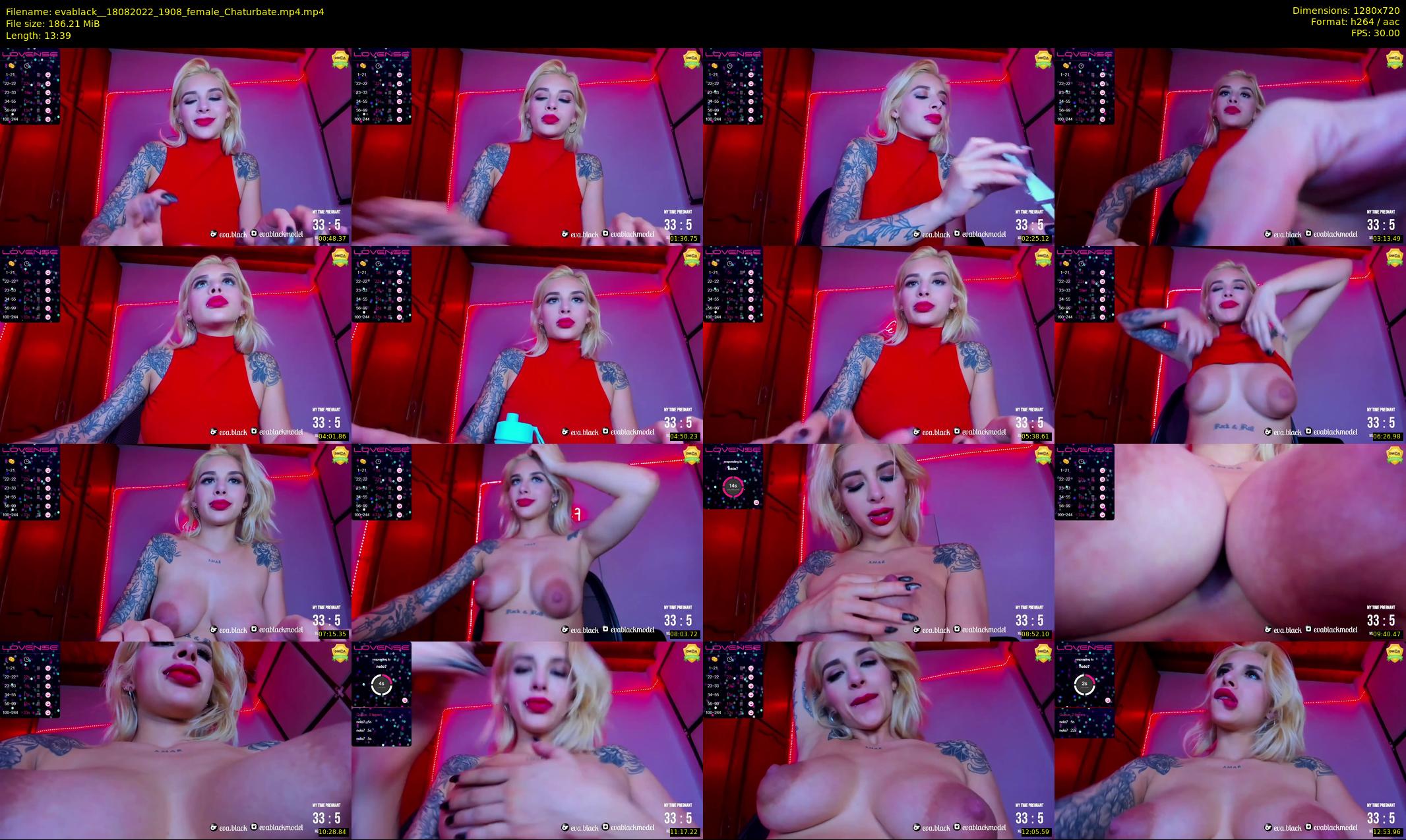 evablack_ — 14 minute Chaturbate Female stripcam recording, 720p, Aug 18, 2022