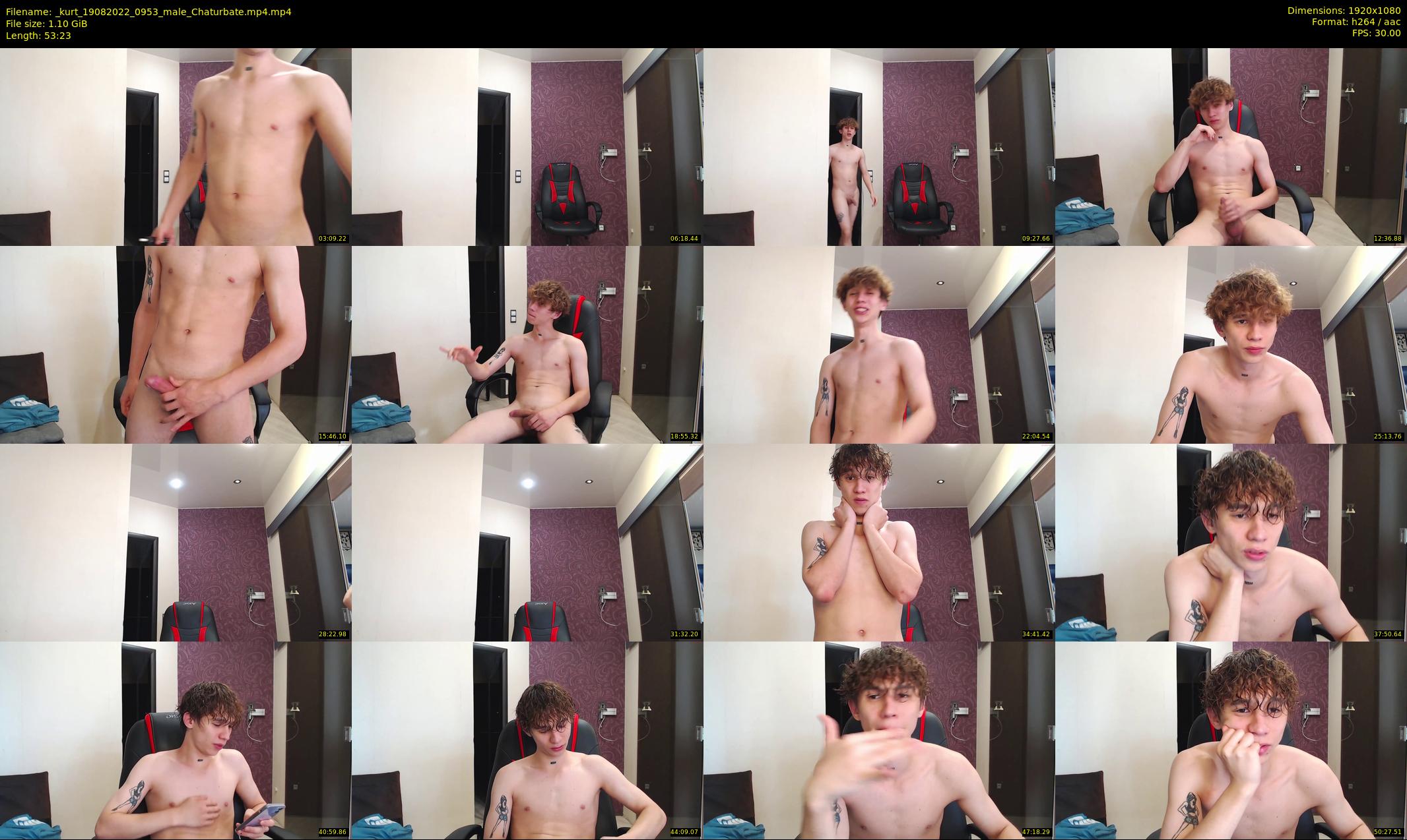 _kurt — 54 minute Chaturbate Male stripcam recording, 1080p, Aug 19, 2022