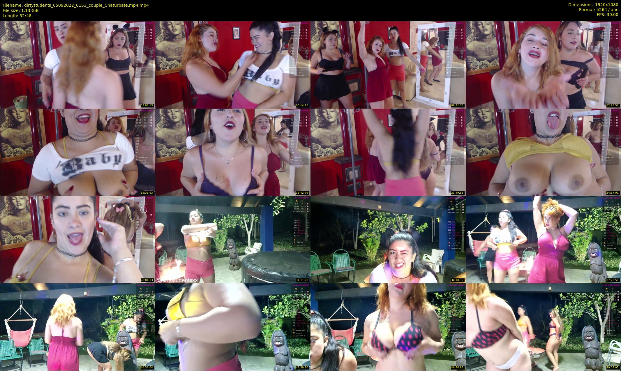 dirtystudents — 53 minute Chaturbate Couple stripcam recording, 1080p, Sep 5, 2022