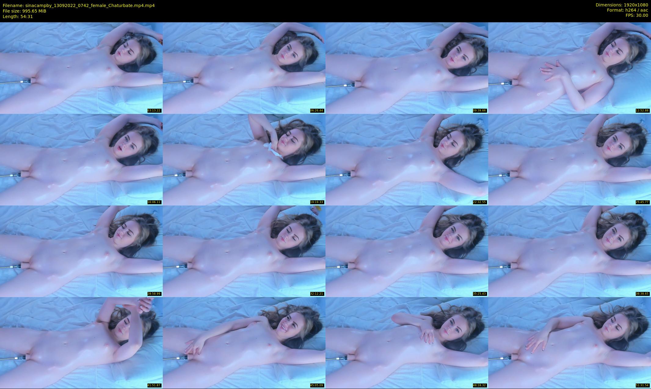 sinacampby — 55 minute Chaturbate Couple stripcam recording, 1080p, Sep 13, 2022