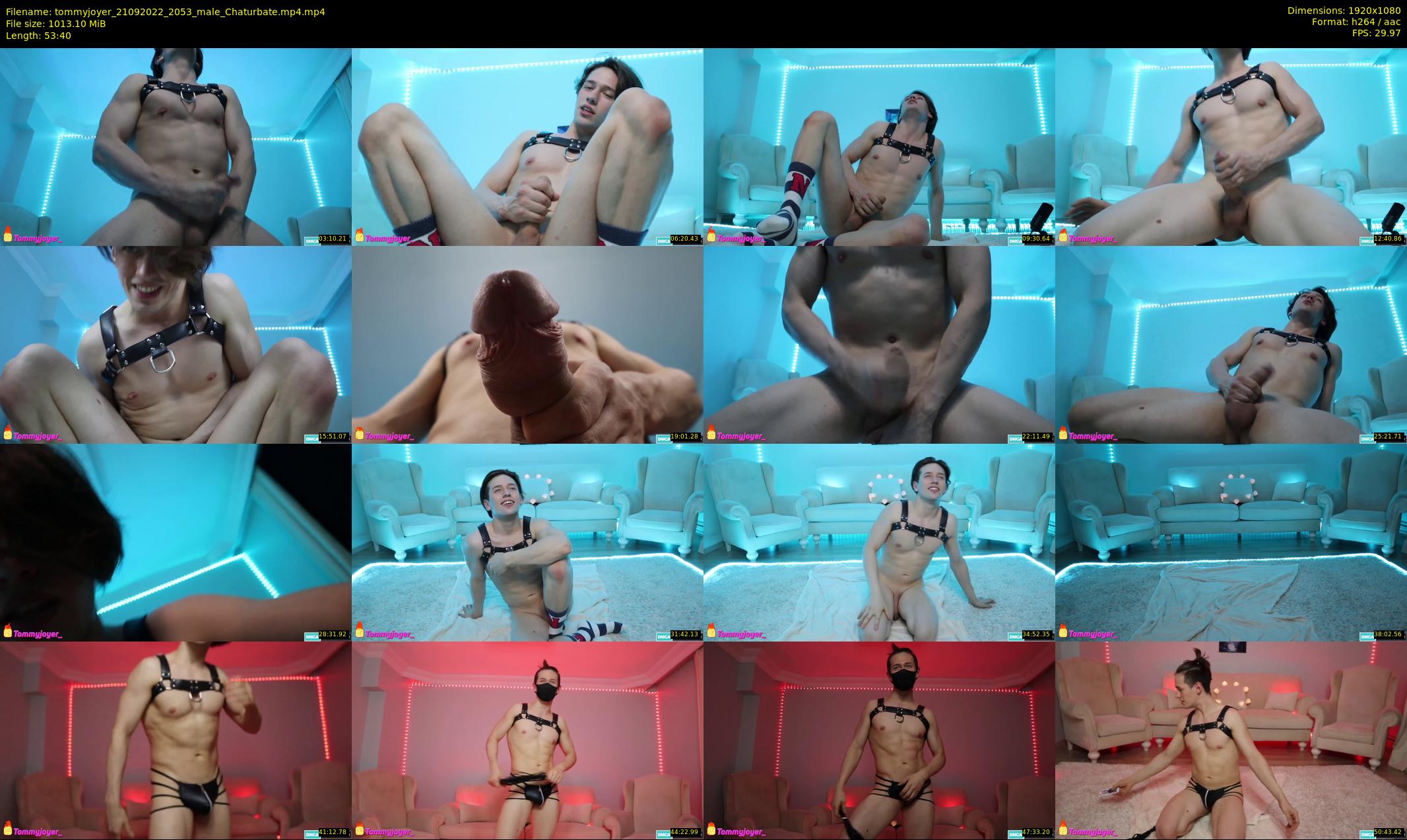tommyjoyer — 54 minute Chaturbate Male stripcam recording, 1080p, Sep 21, 2022