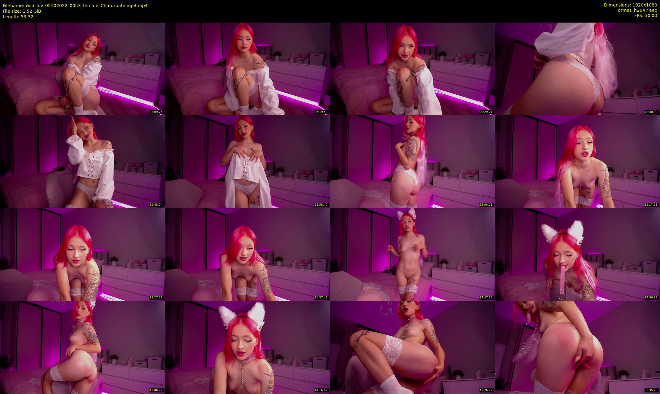wild_lov — 54 minute Chaturbate Female stripcam recording, 1080p, Oct 5, 2022