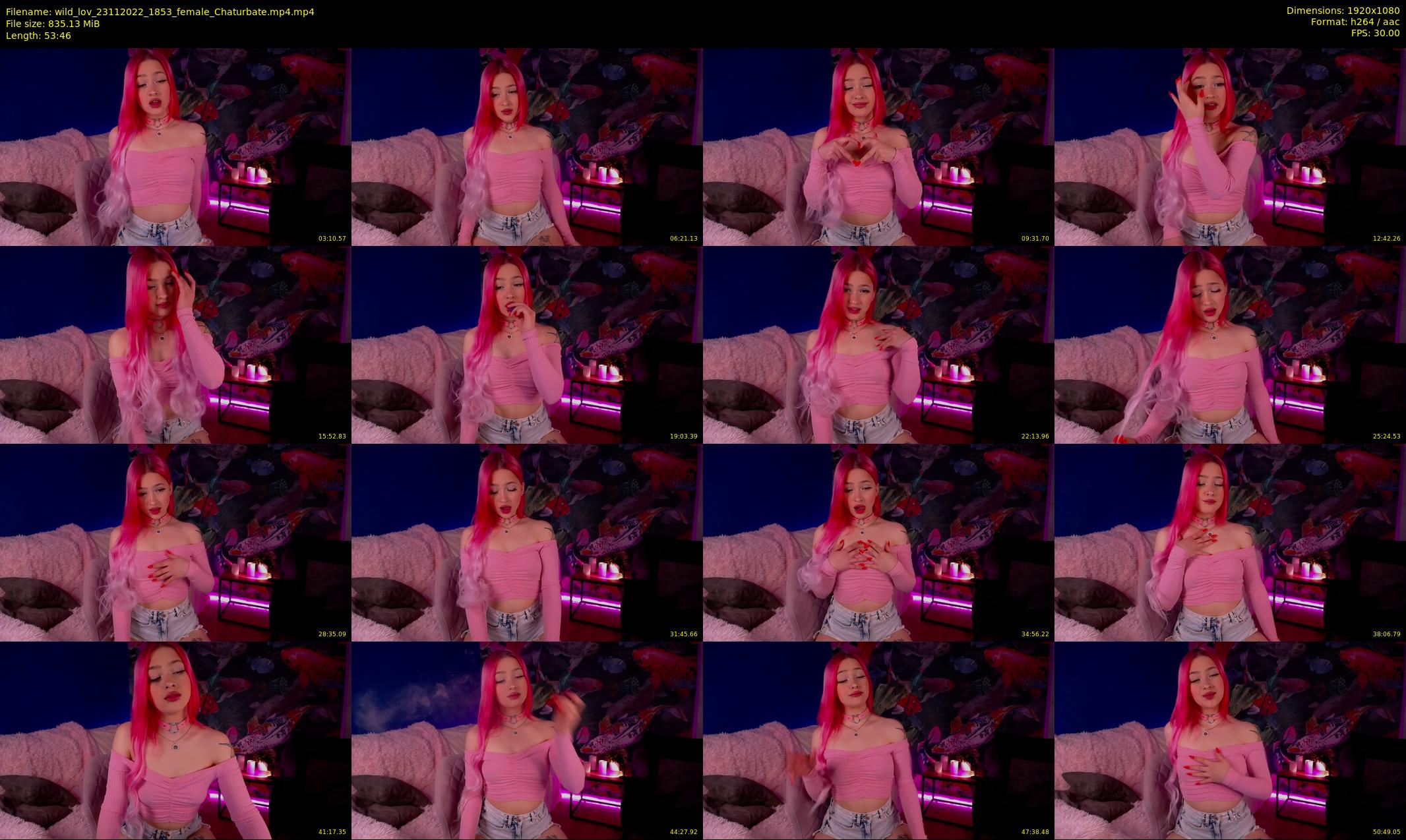 wild_lov — 54 minute Chaturbate Female stripcam recording, 1080p, Nov 23, 2022