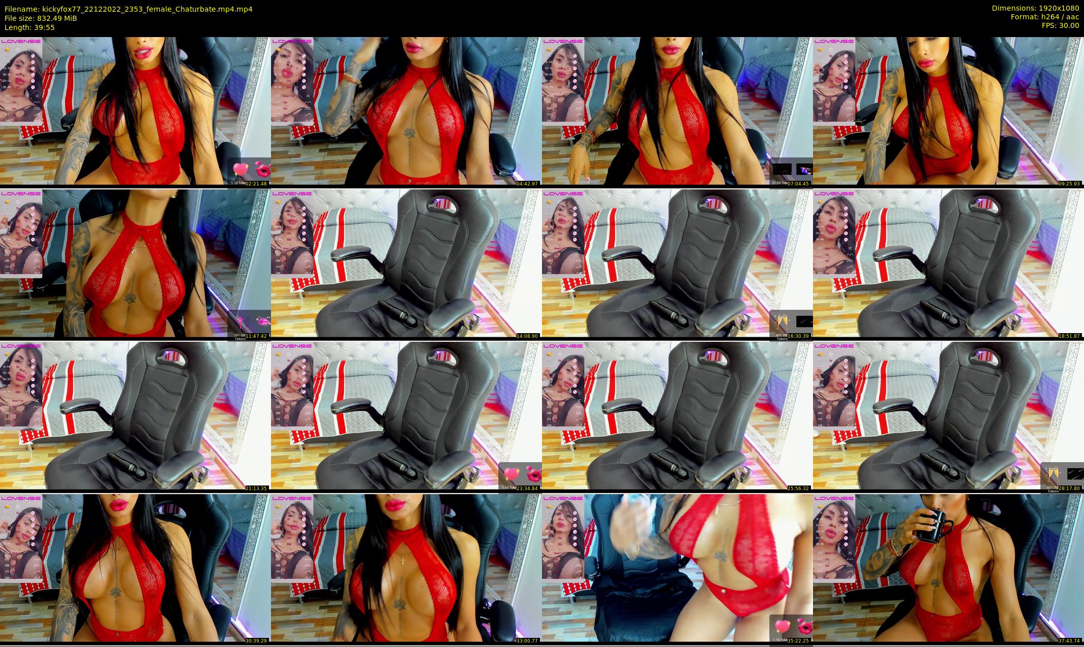 kickyfox77 — 40 minute Chaturbate Female stripcam recording, 1080p, Dec 22, 2022