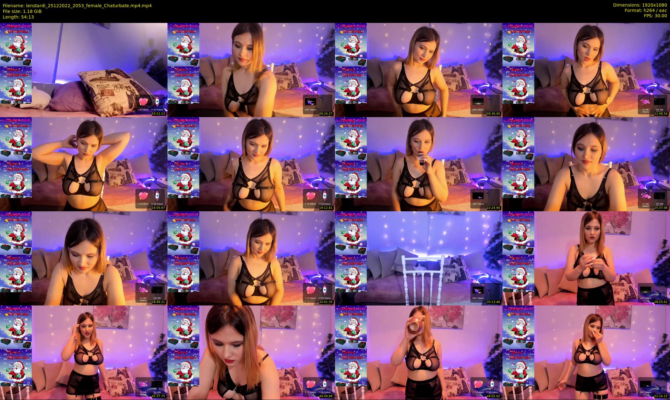 lenstardi — 55 minute Chaturbate Female stripcam recording, 1080p, Dec 25, 2022
