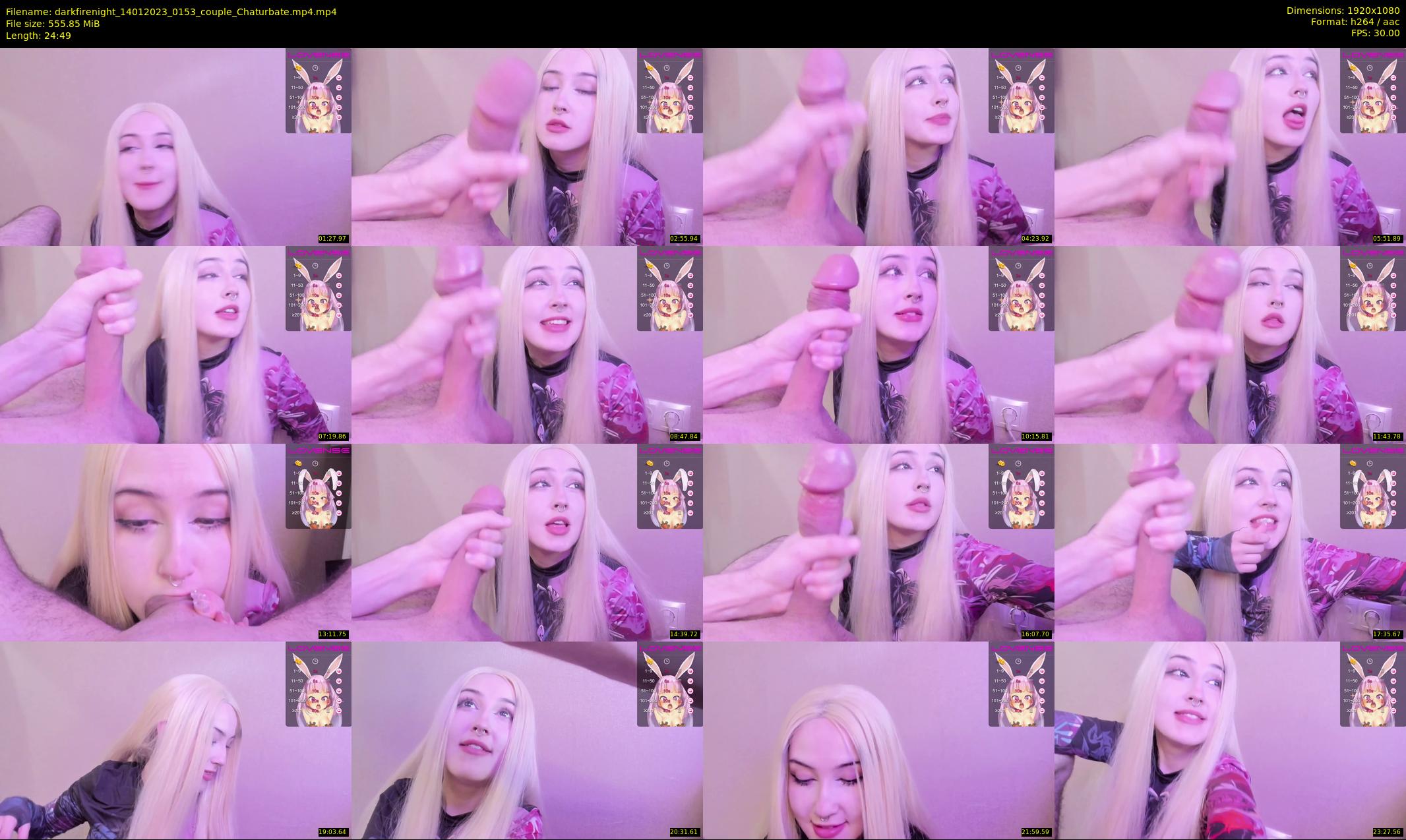 darkfirenight — 25 minute Chaturbate Couple stripcam recording, 1080p, Jan 14, 2023