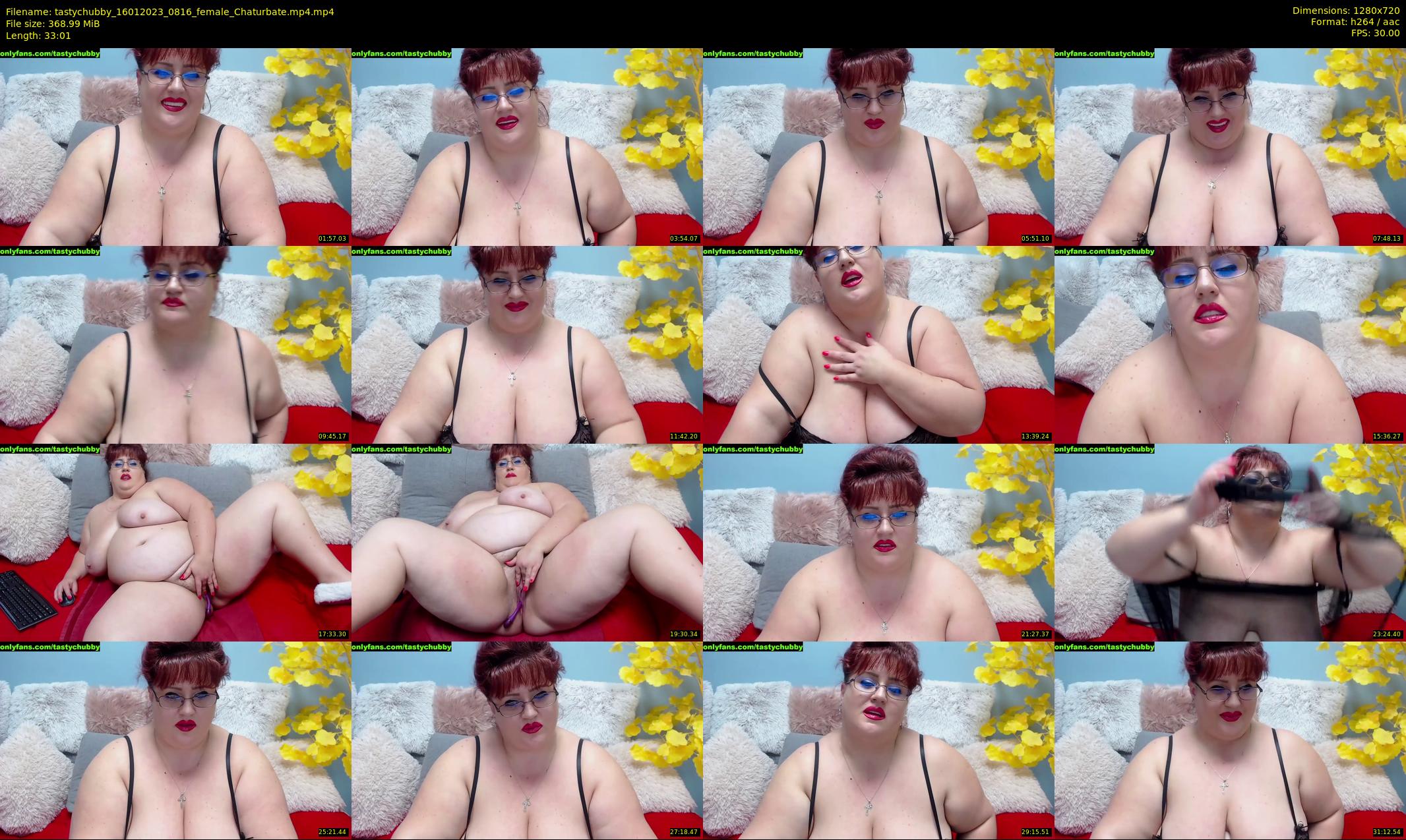 tastychubby — 34 minute Chaturbate Female stripcam recording, 720p, Jan 16, 2023