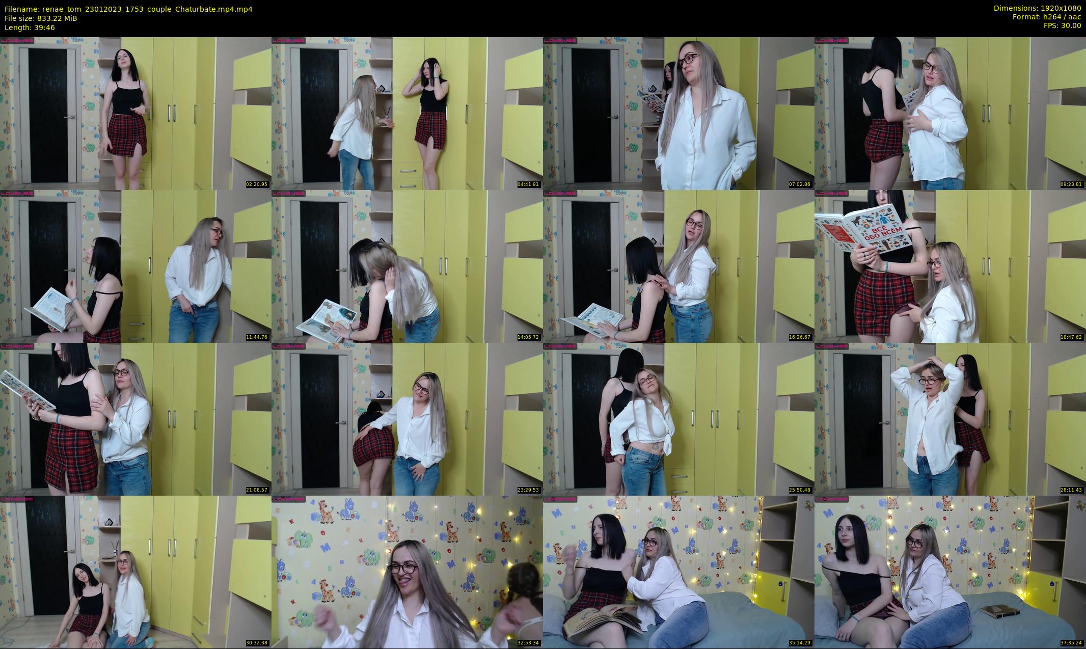 renae_tom — 40 minute Chaturbate Couple stripcam recording, 1080p, Jan 23, 2023