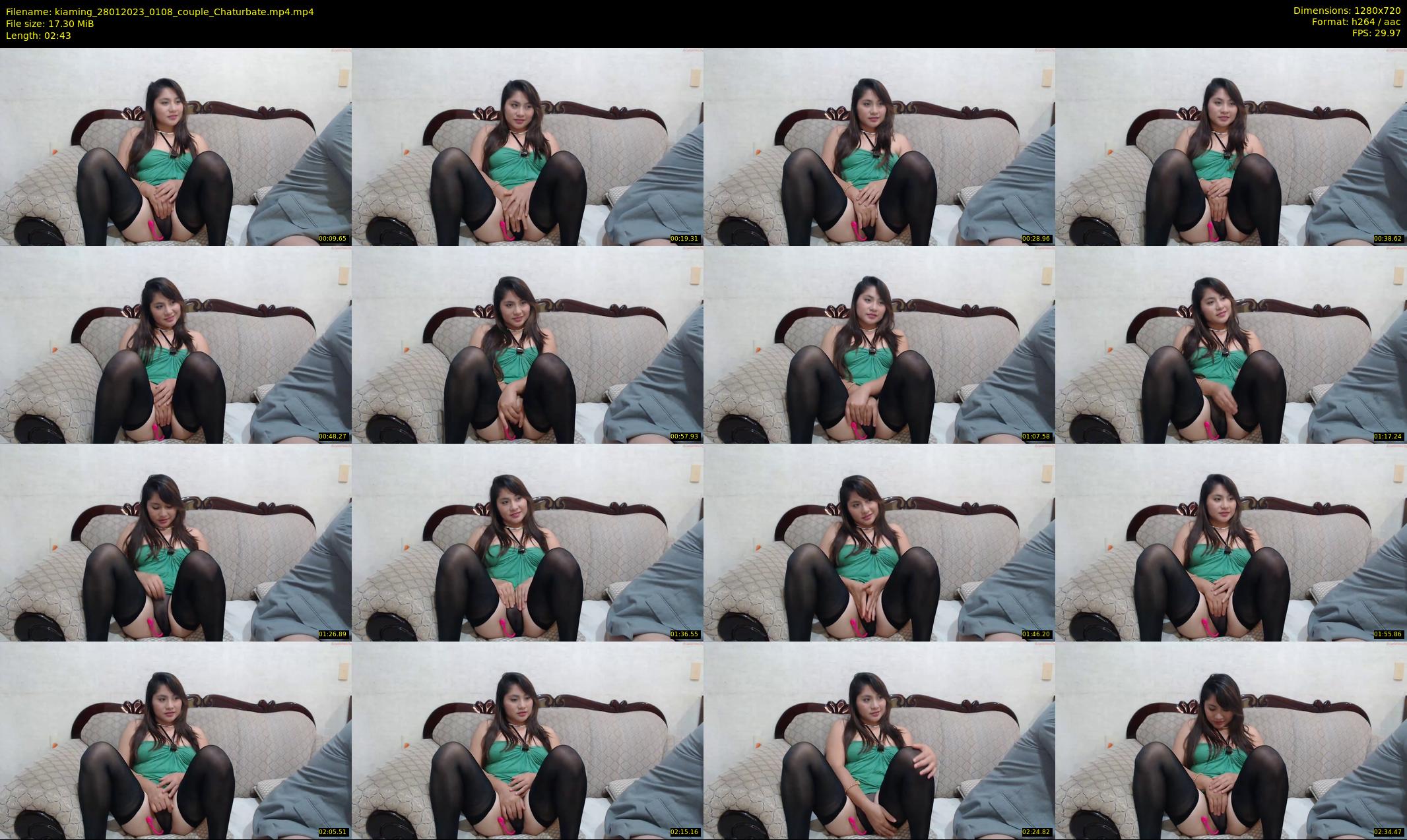 kiaming — 3 minute Chaturbate Female stripcam recording, 720p, Jan 28, 2023