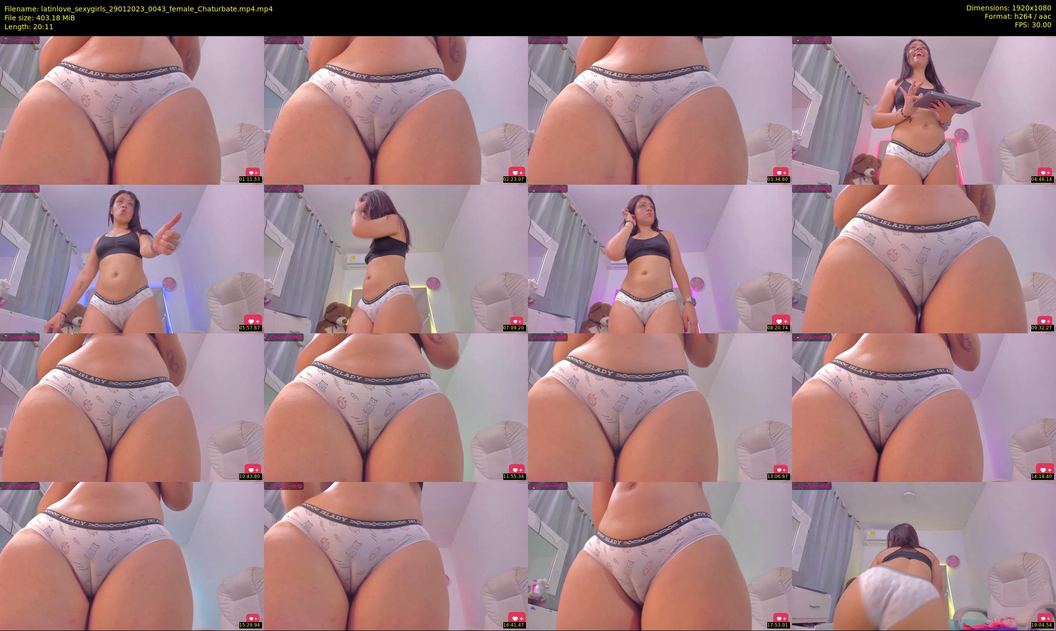 latinlove_sexygirls — 21 minute Chaturbate Female stripcam recording, 1080p, Jan 29, 2023