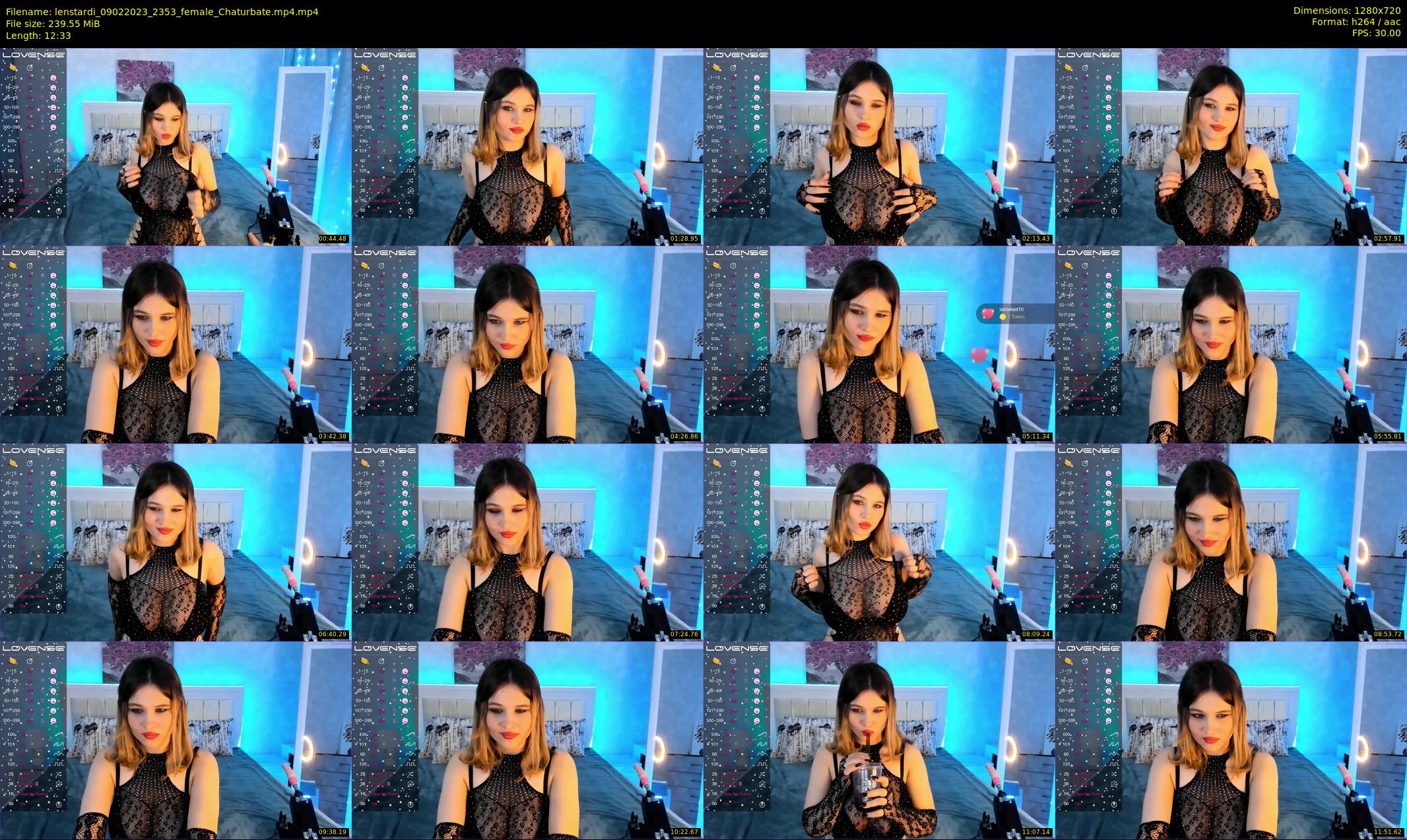 lenstardi — 13 minute Chaturbate Female stripcam recording, 720p, Feb 9, 2023