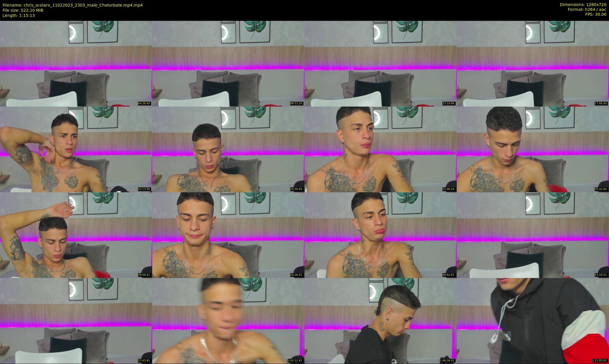 chris_scolaro — 76 minute Chaturbate Male stripcam recording, 720p, Feb 11, 2023