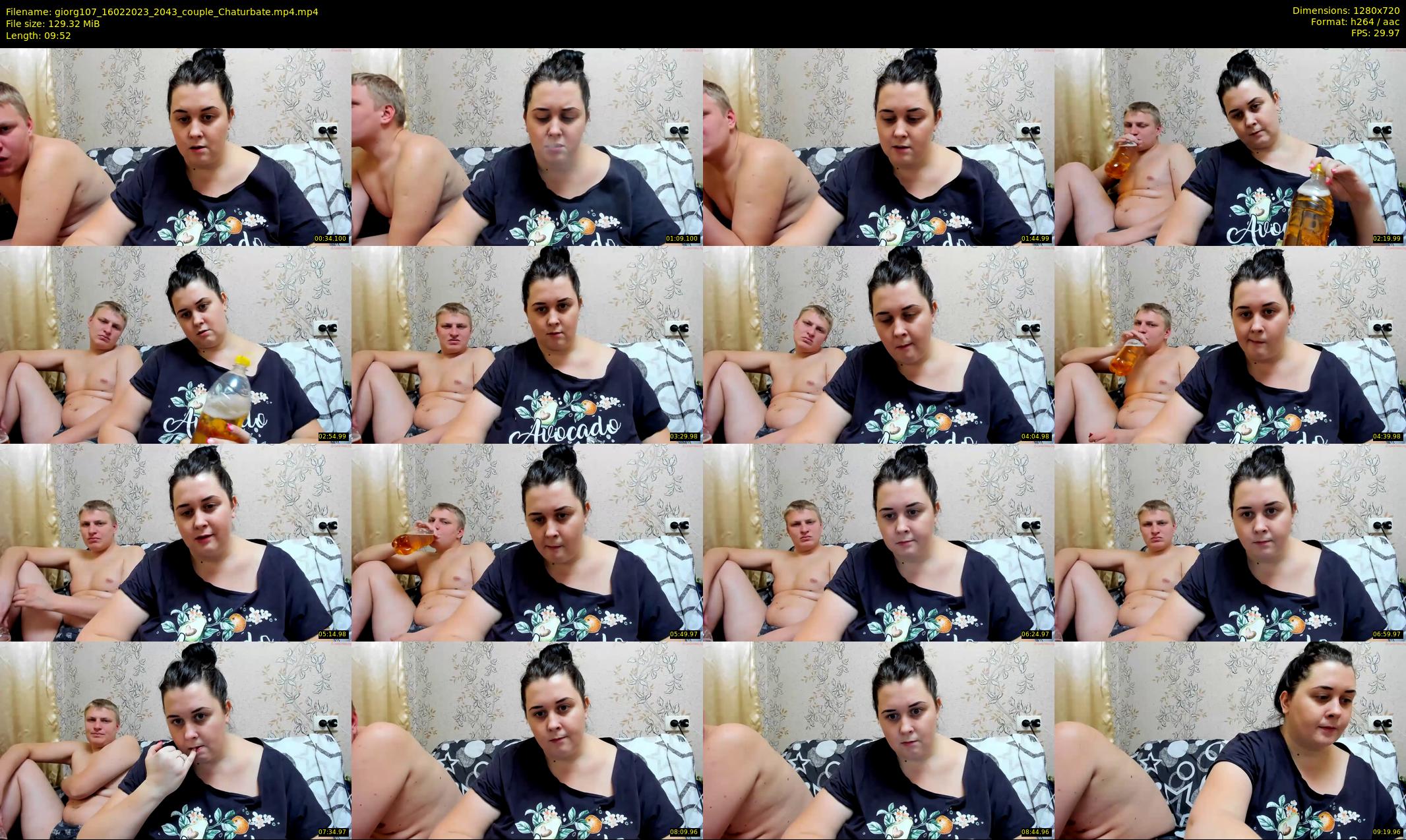 giorg107 — 10 minute Chaturbate Couple stripcam recording, 720p, Feb 16, 2023