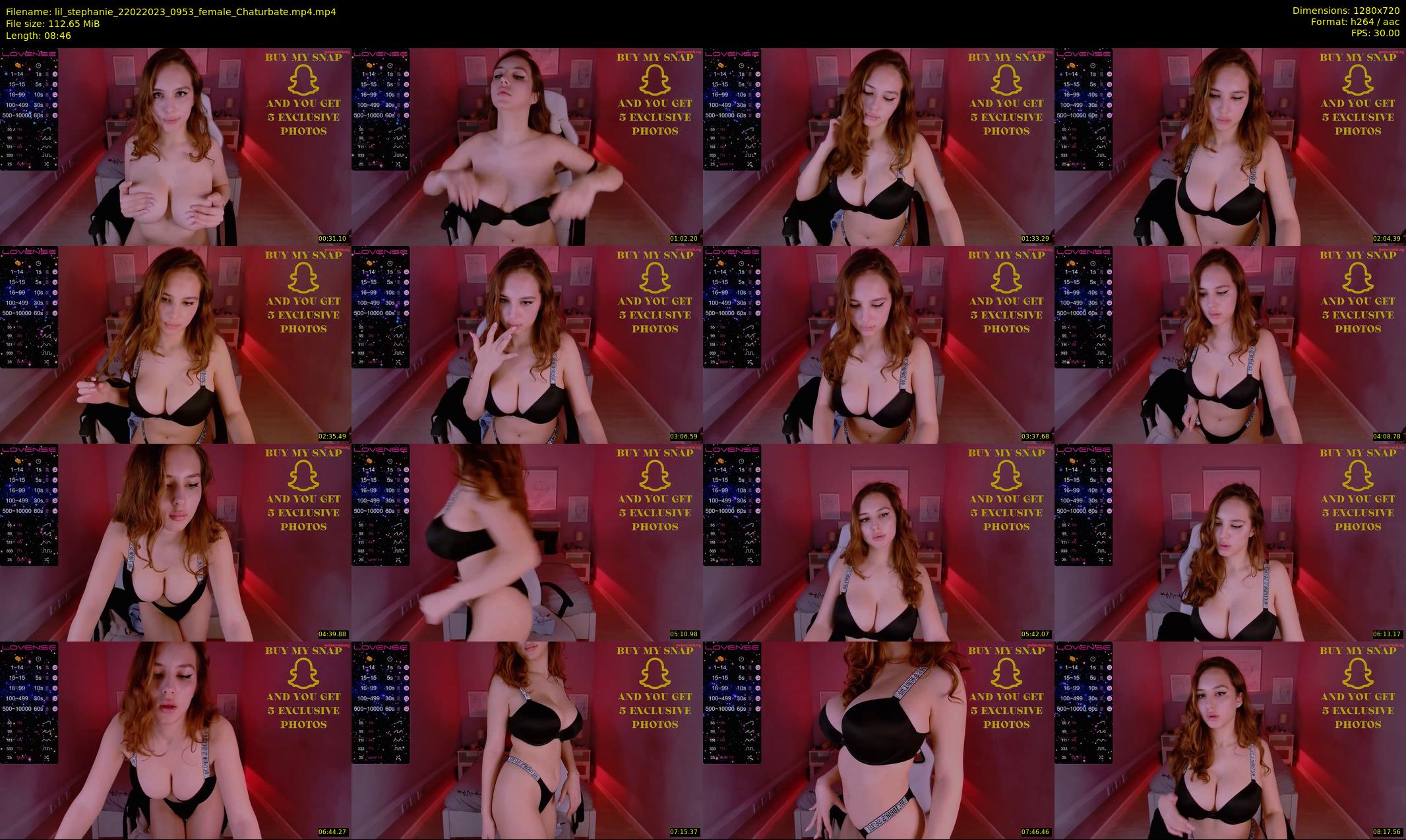 lil_stephanie — 9 minute Chaturbate Female stripcam recording, 720p, Feb 22, 2023