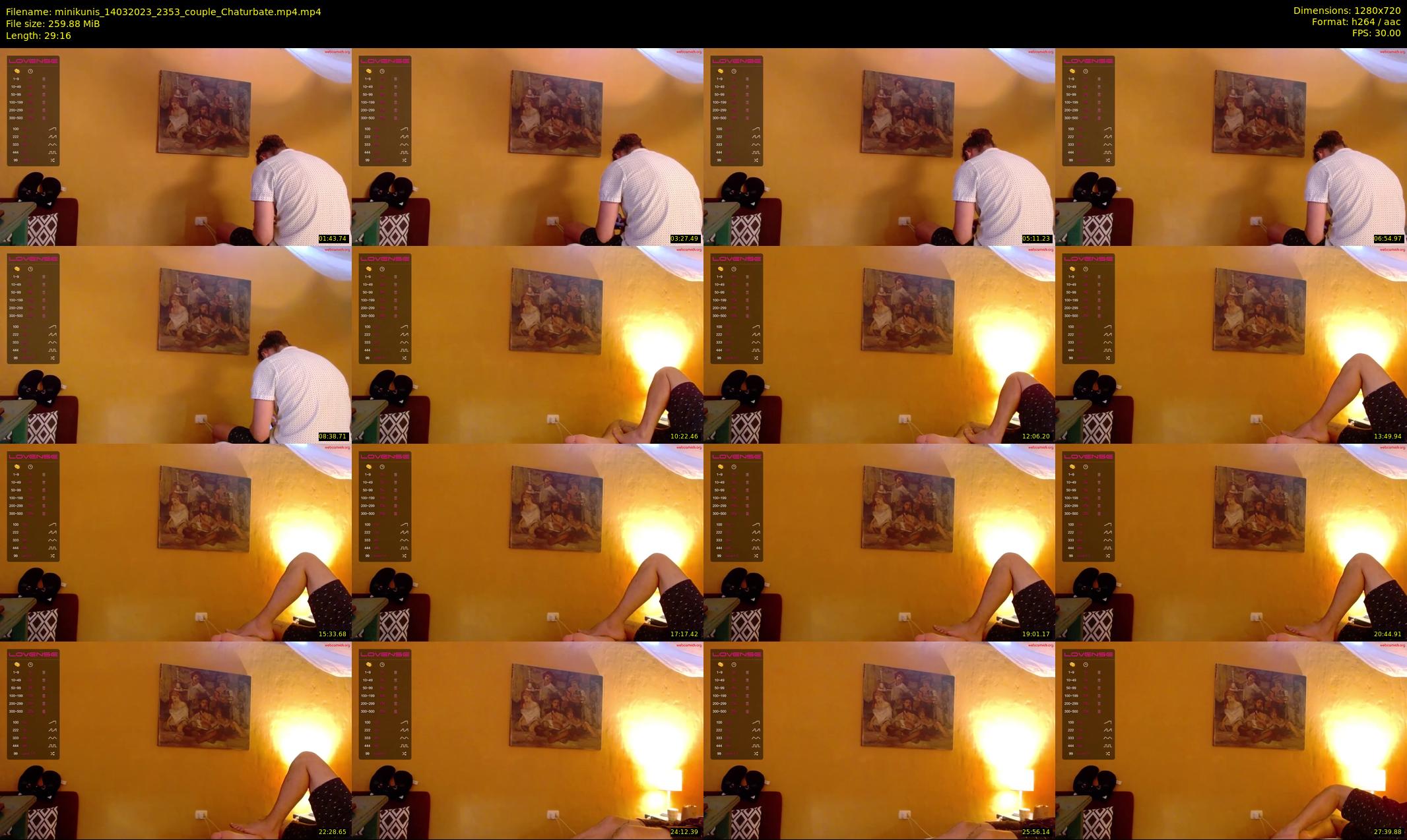 minikunis — 30 minute Chaturbate Couple stripcam recording, 720p, Mar 14, 2023