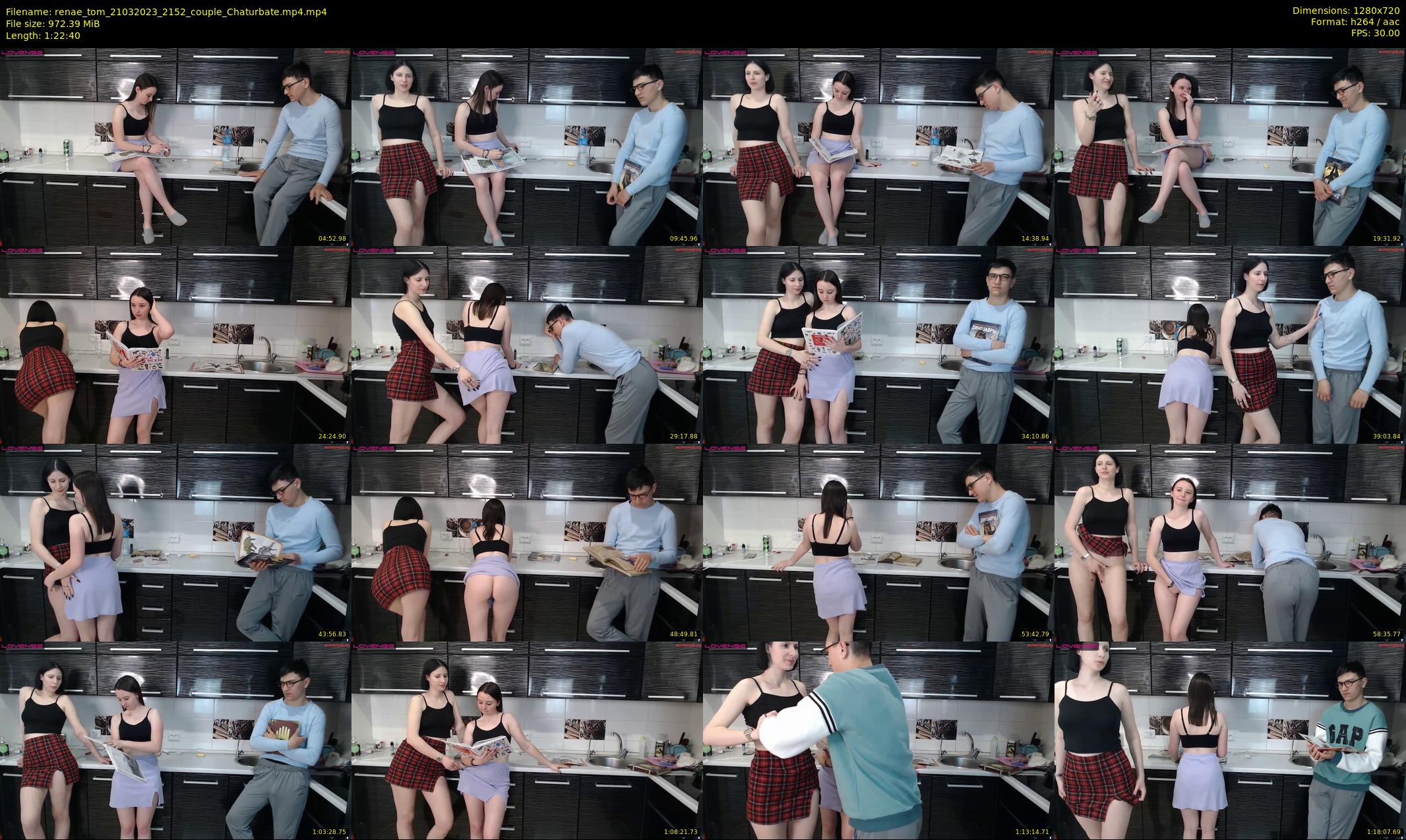 renae_tom — 83 minute Chaturbate Couple stripcam recording, 720p, Mar 21, 2023