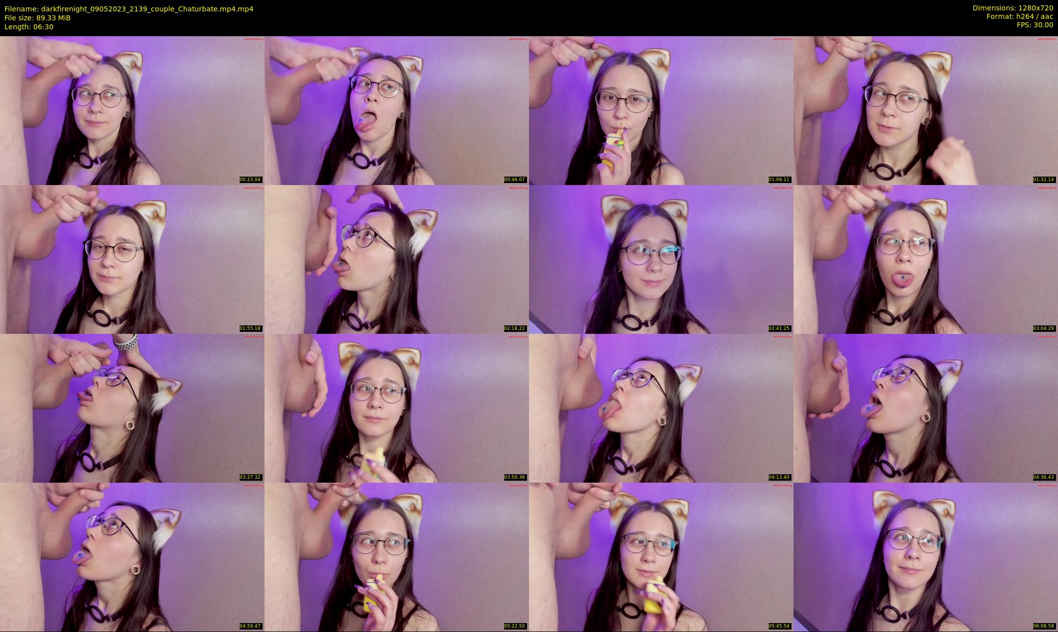 darkfirenight — 7 minute Chaturbate Couple stripcam recording, 720p, May 9, 2023