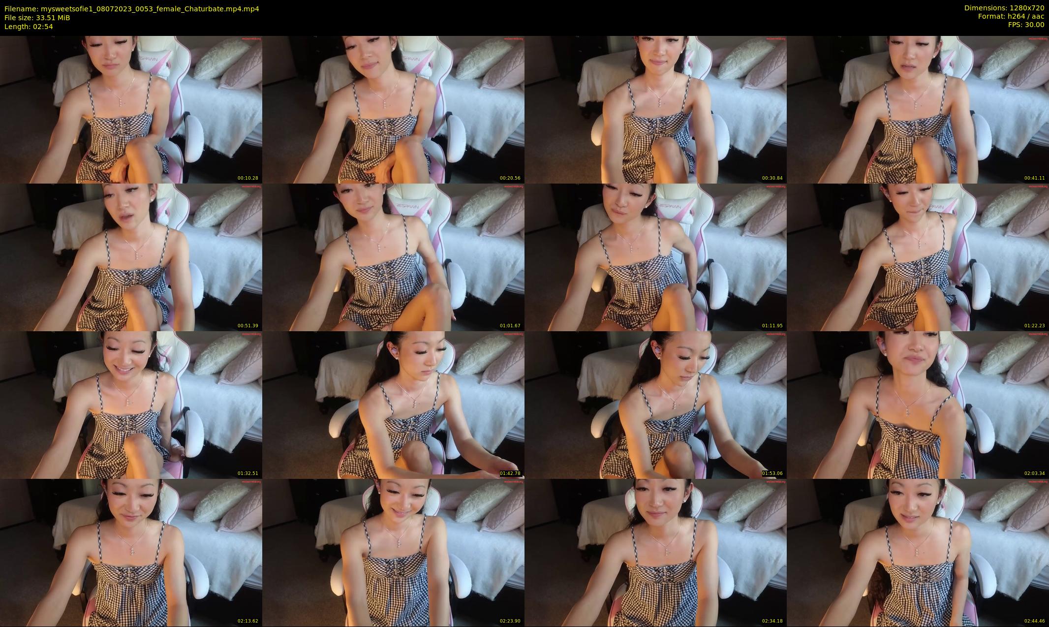 mysweetsofie1 — 3 minute Chaturbate Female stripcam recording, 720p, Jul 8, 2023