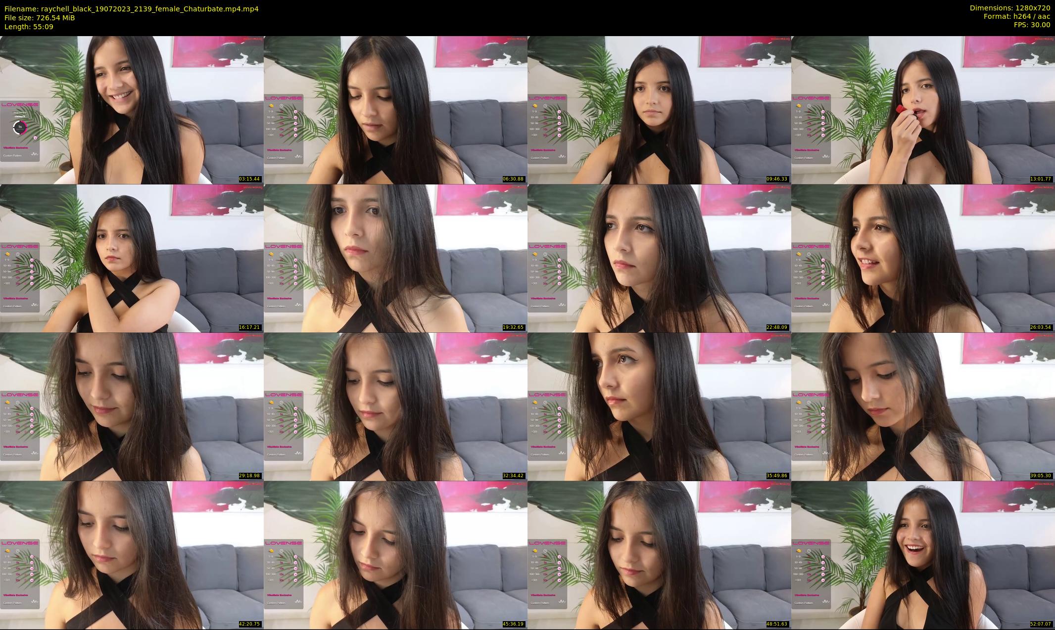 raychell_black — 56 minute Chaturbate Female stripcam recording, 720p, Jul 19, 2023