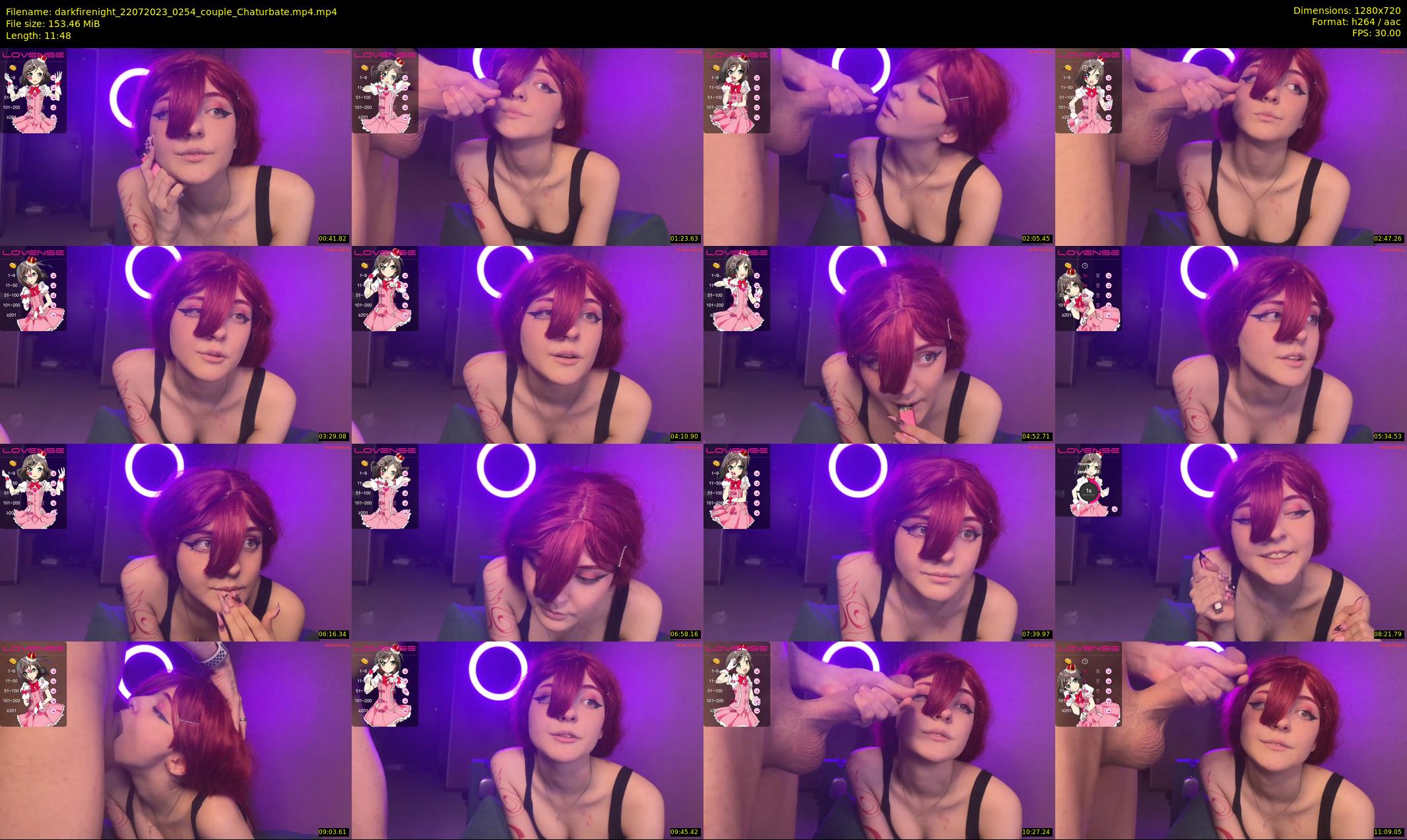 darkfirenight — 12 minute Chaturbate Couple stripcam recording, 720p, Jul 22, 2023
