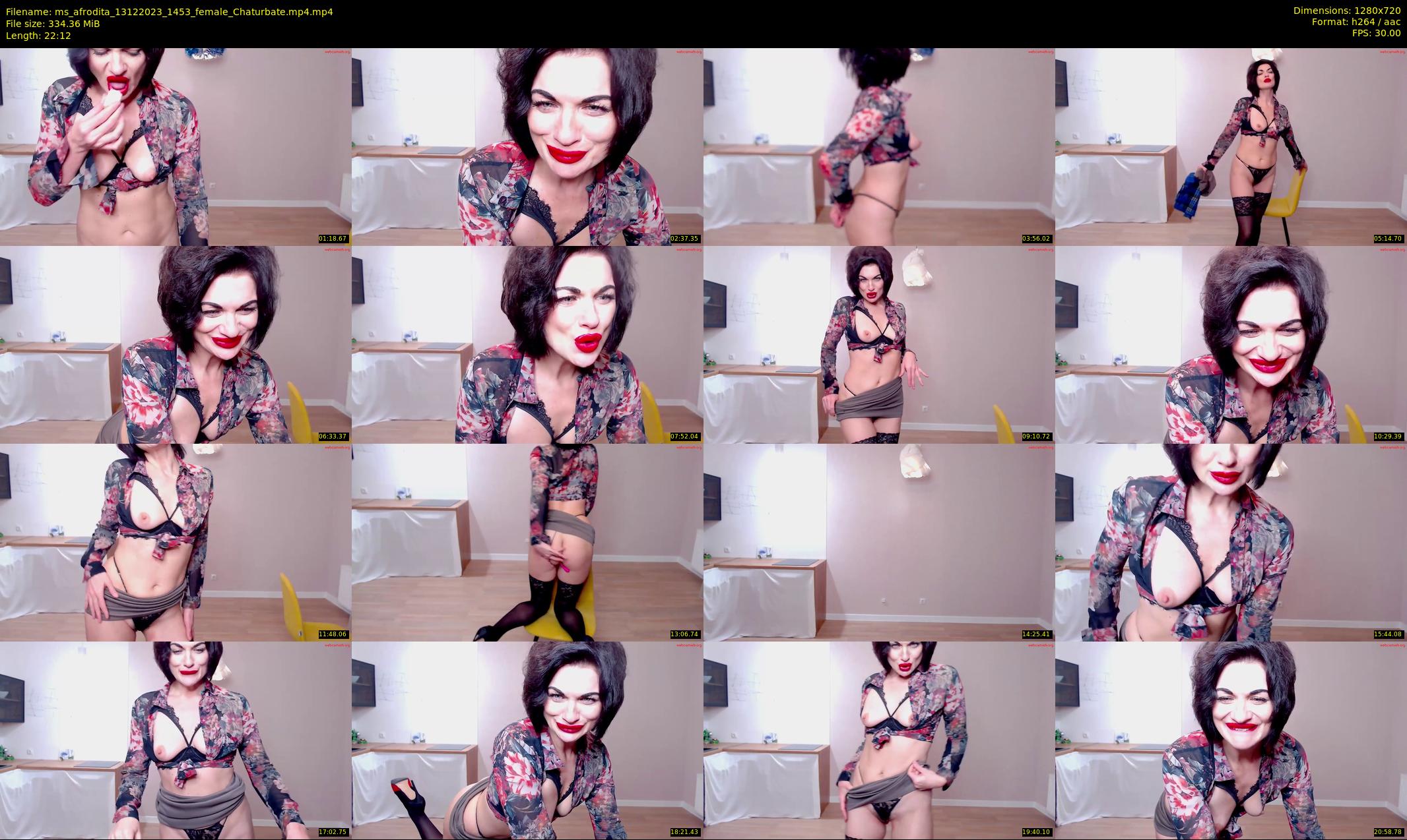 ms_afrodita — 23 minute Chaturbate Female stripcam recording, 720p, Dec 13, 2023
