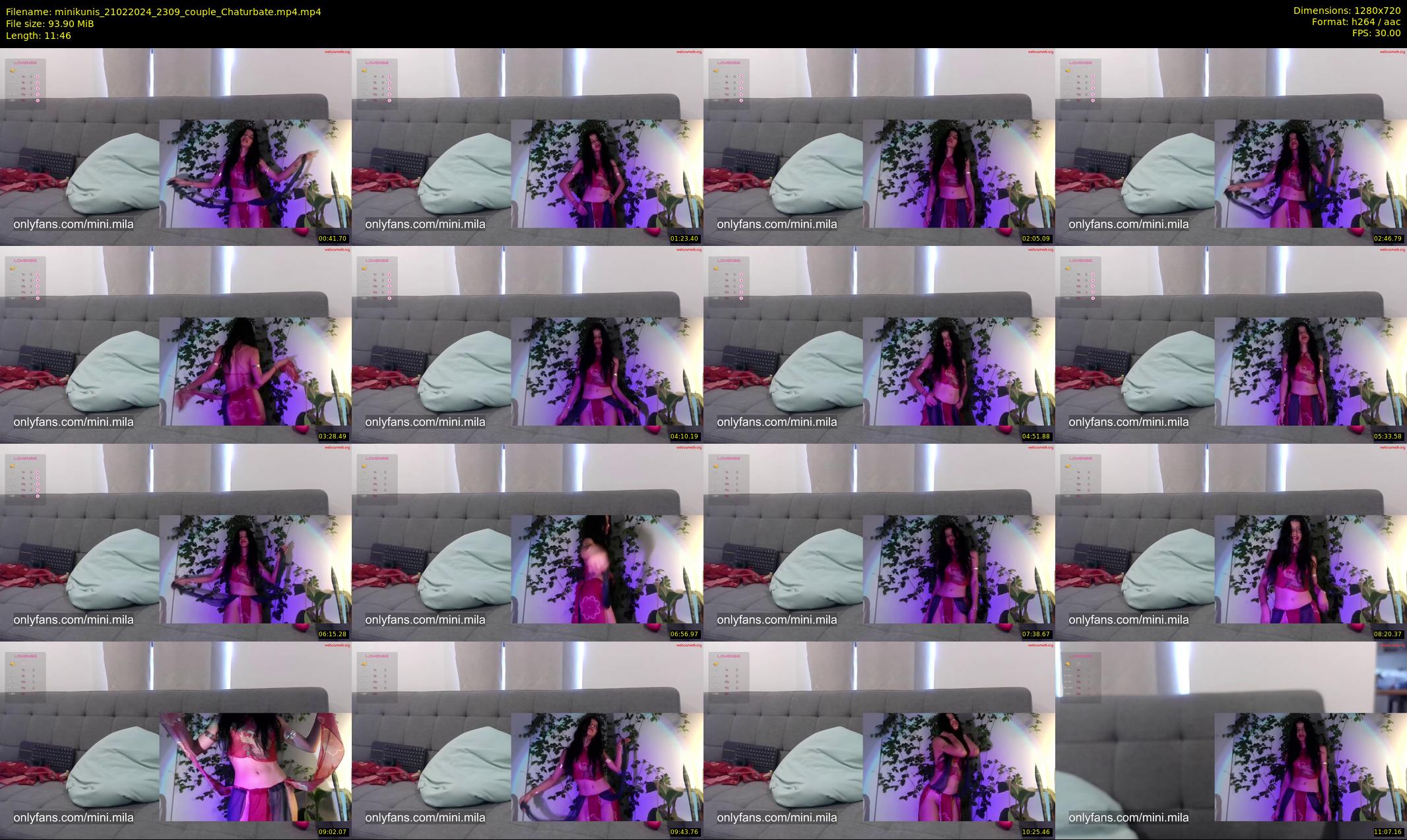 minikunis — 12 minute Chaturbate Couple stripcam recording, 720p, Feb 21, 2024