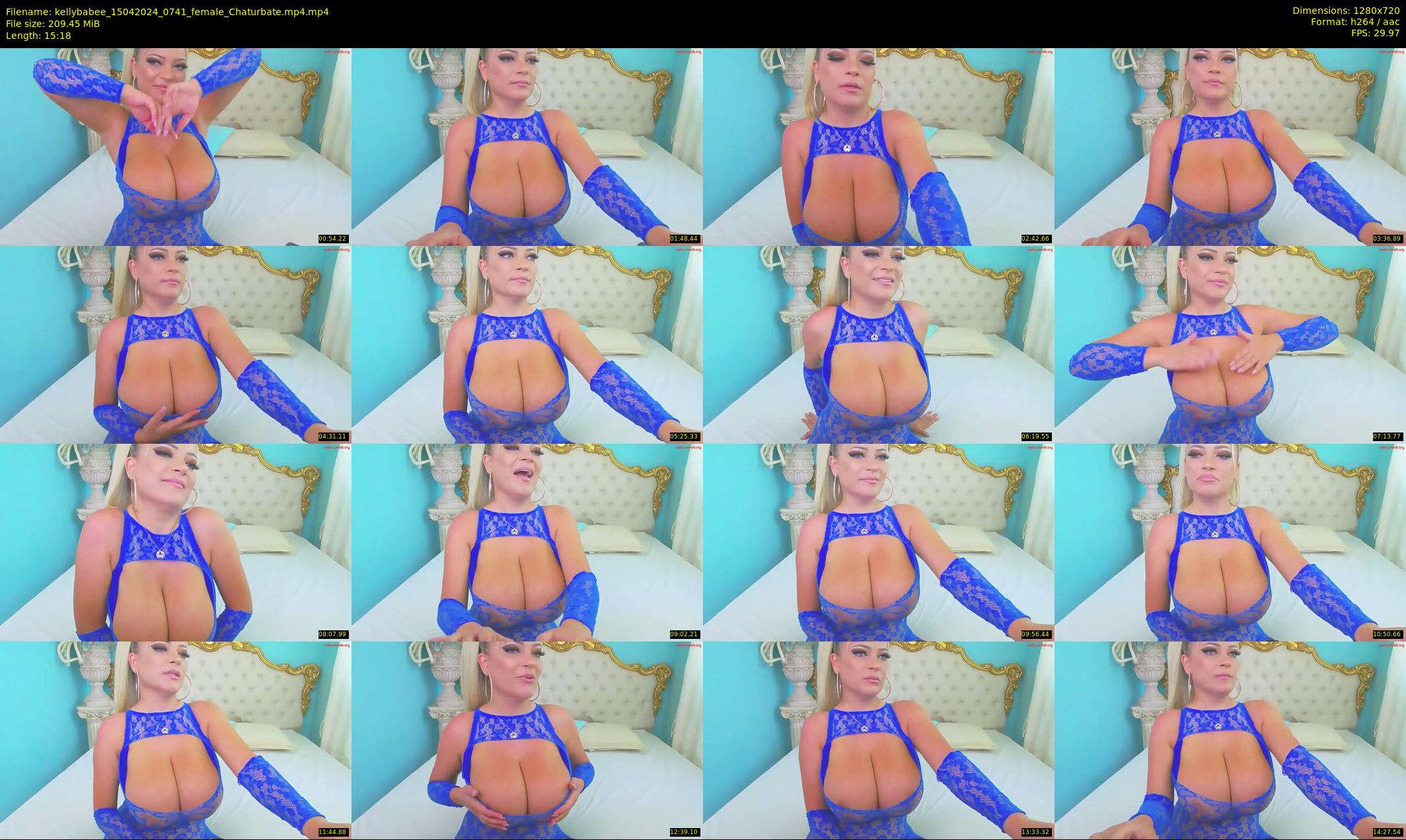 kellybabee — 16 minute Chaturbate Female stripcam recording, 720p, Apr 15, 2024