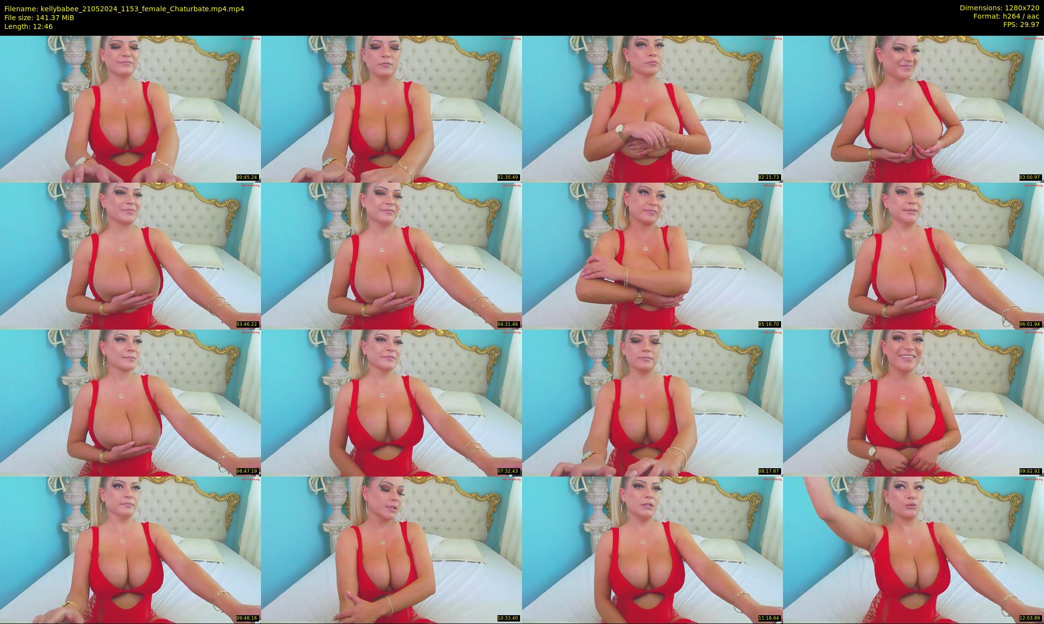 kellybabee — 13 minute Chaturbate Female stripcam recording, 720p, May 21, 2024