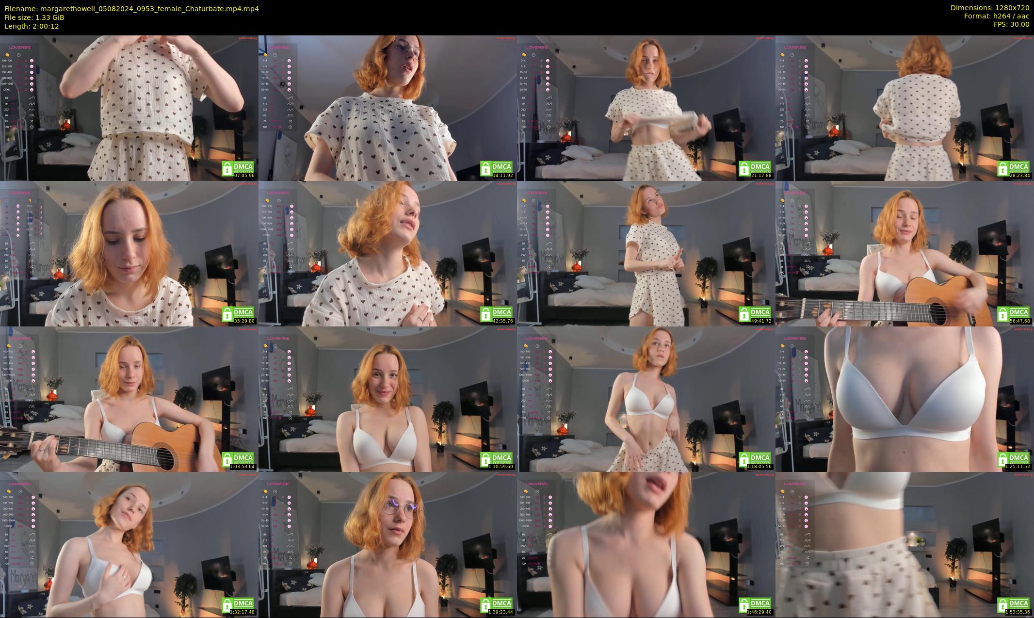 margarethowell — 121 minute Chaturbate Female stripcam recording, 720p, Aug 5, 2024