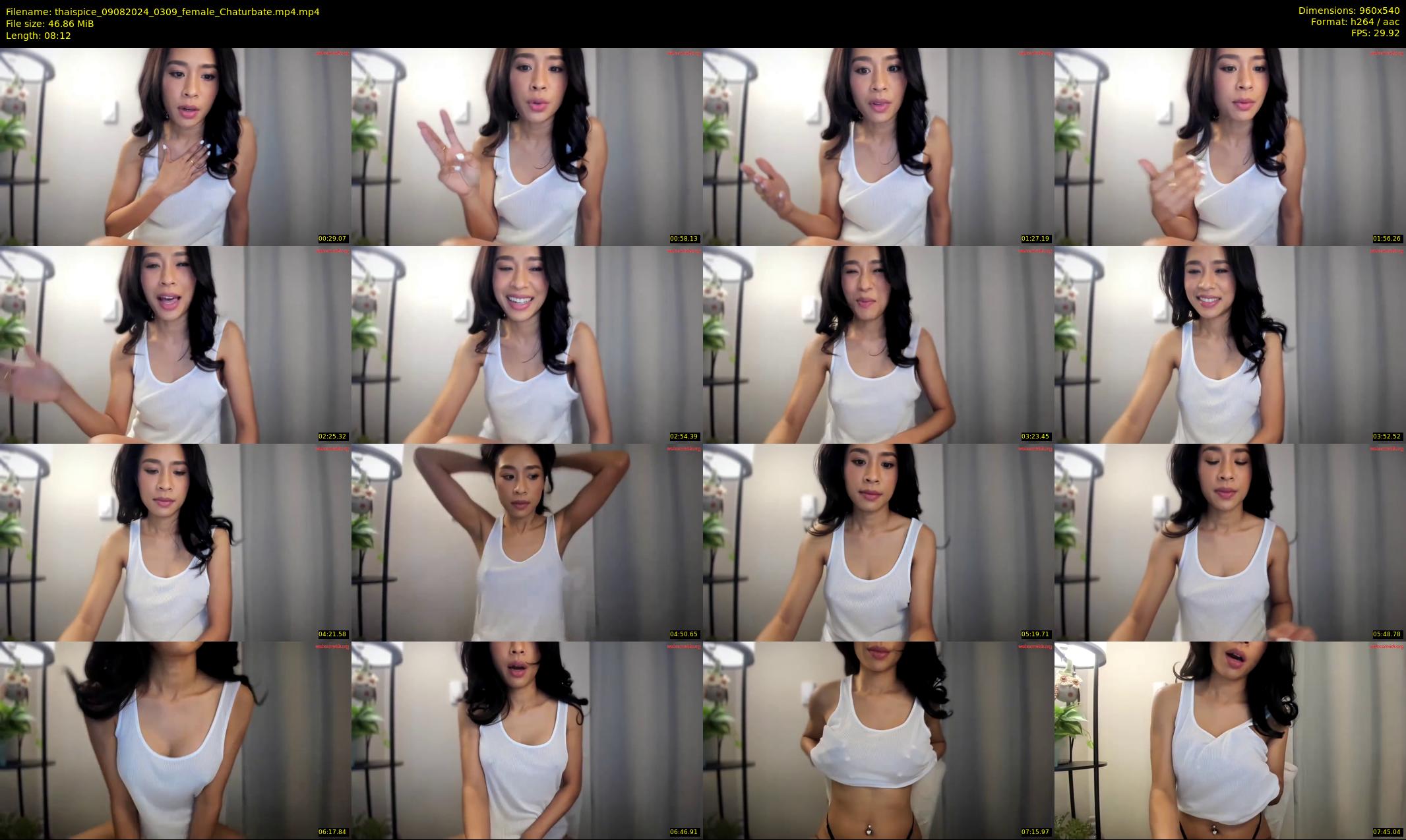 thaispice — 9 minute Chaturbate Female stripcam recording, 480p, Aug 9, 2024