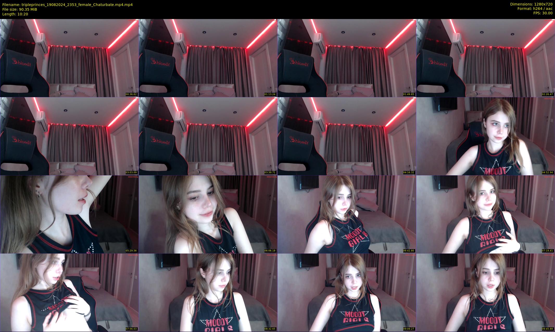 tripleprinces — 11 minute Chaturbate Female stripcam recording, 720p, Aug 19, 2024