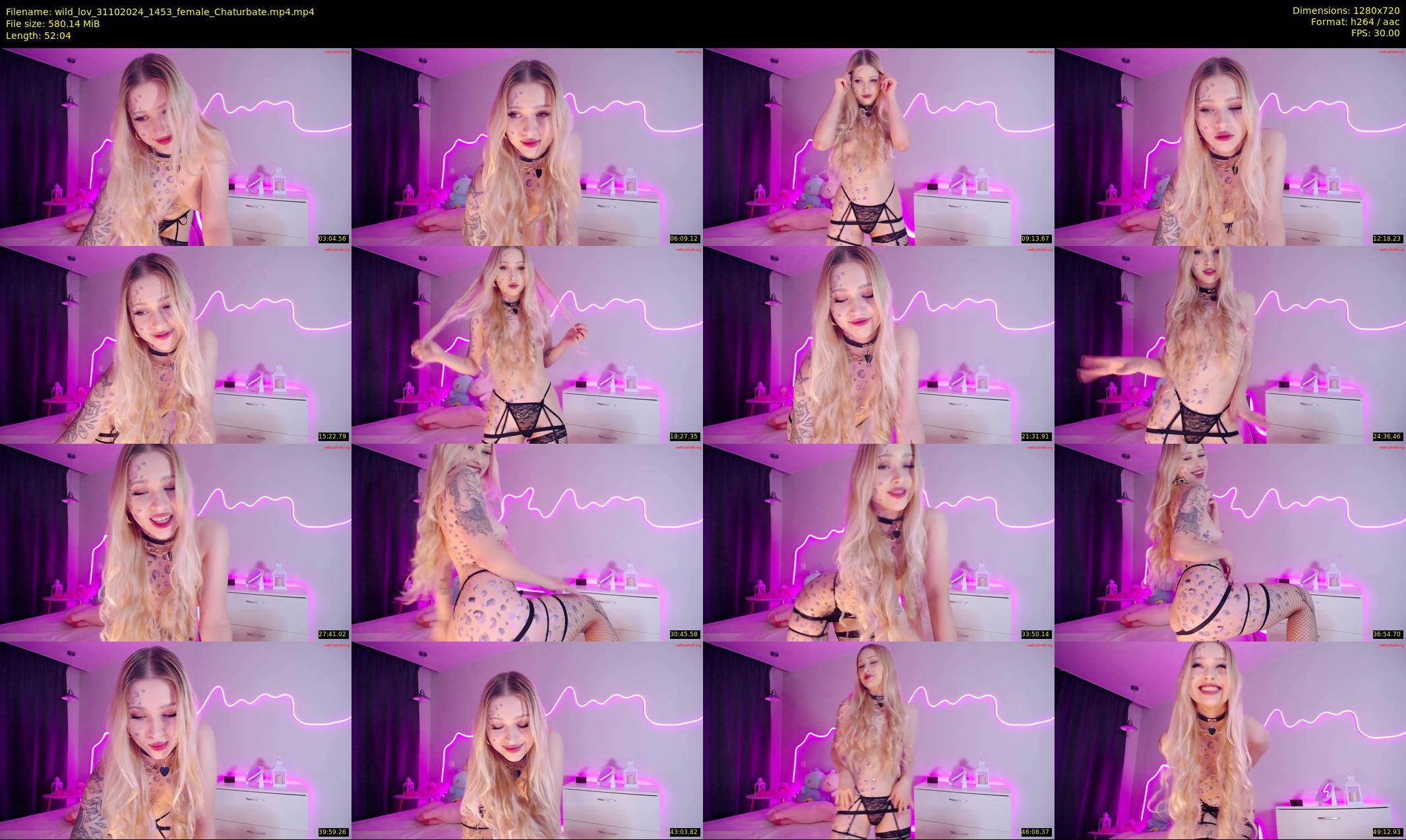 wild_lov — 53 minute Chaturbate Female stripcam recording, 720p, Oct 31, 2024