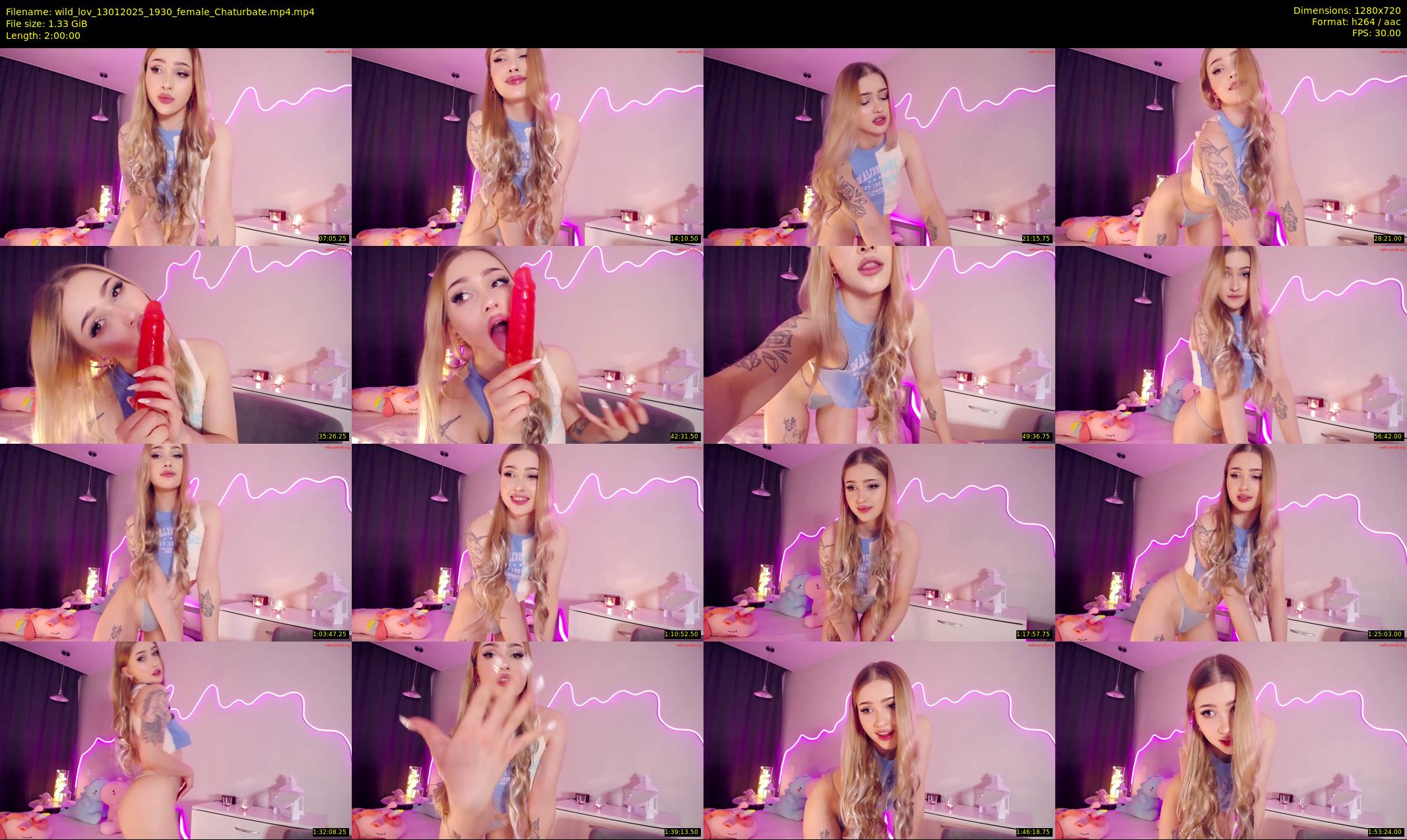 wild_lov — 120 minute Chaturbate Female stripcam recording, 720p, Jan 13, 2025